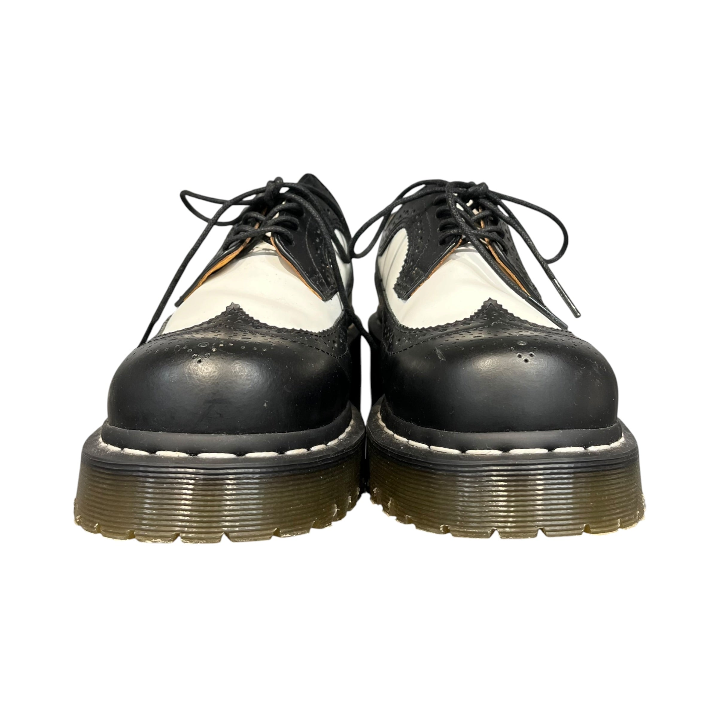 Dr.Martens/Dress Shoes/US 7/Border/Leather/BLK/ view 3