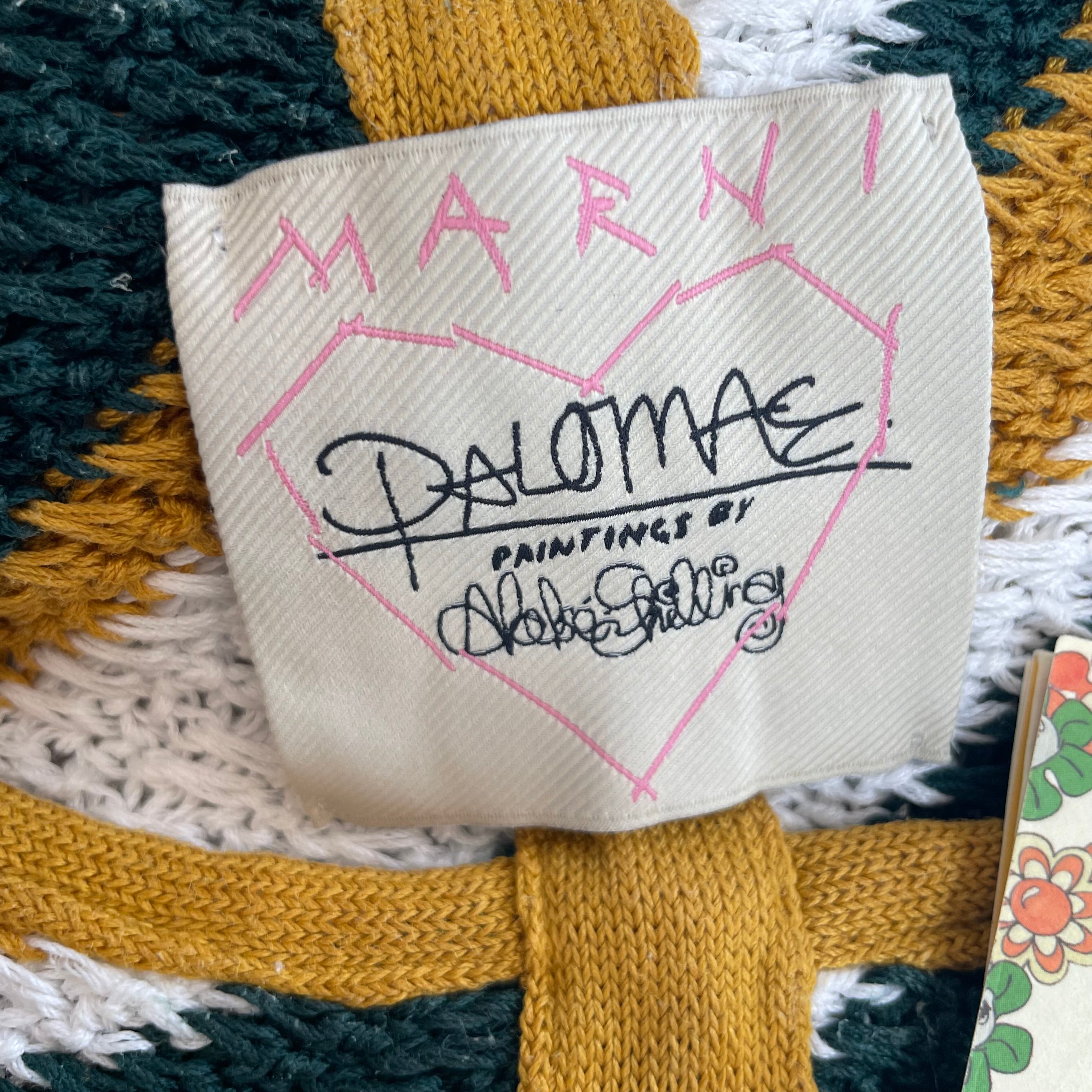MARNI/Beanie/Cotton/MLT/#M081CLZC0128Q0UFCB27/GRN/YLLW view 5