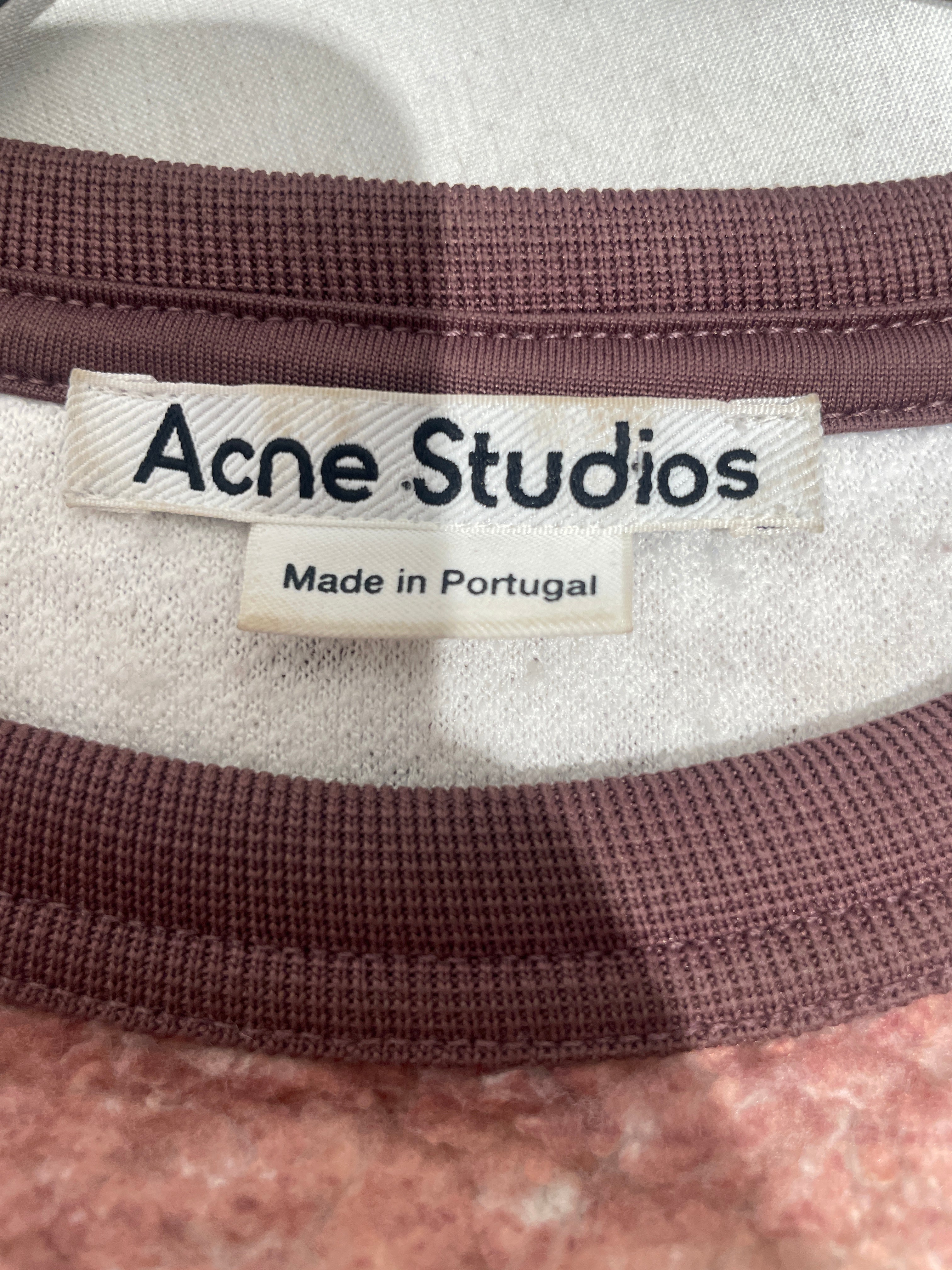 Acne Studios/T-Shirt/S/Cotton/PNK/fleece carpet view 3