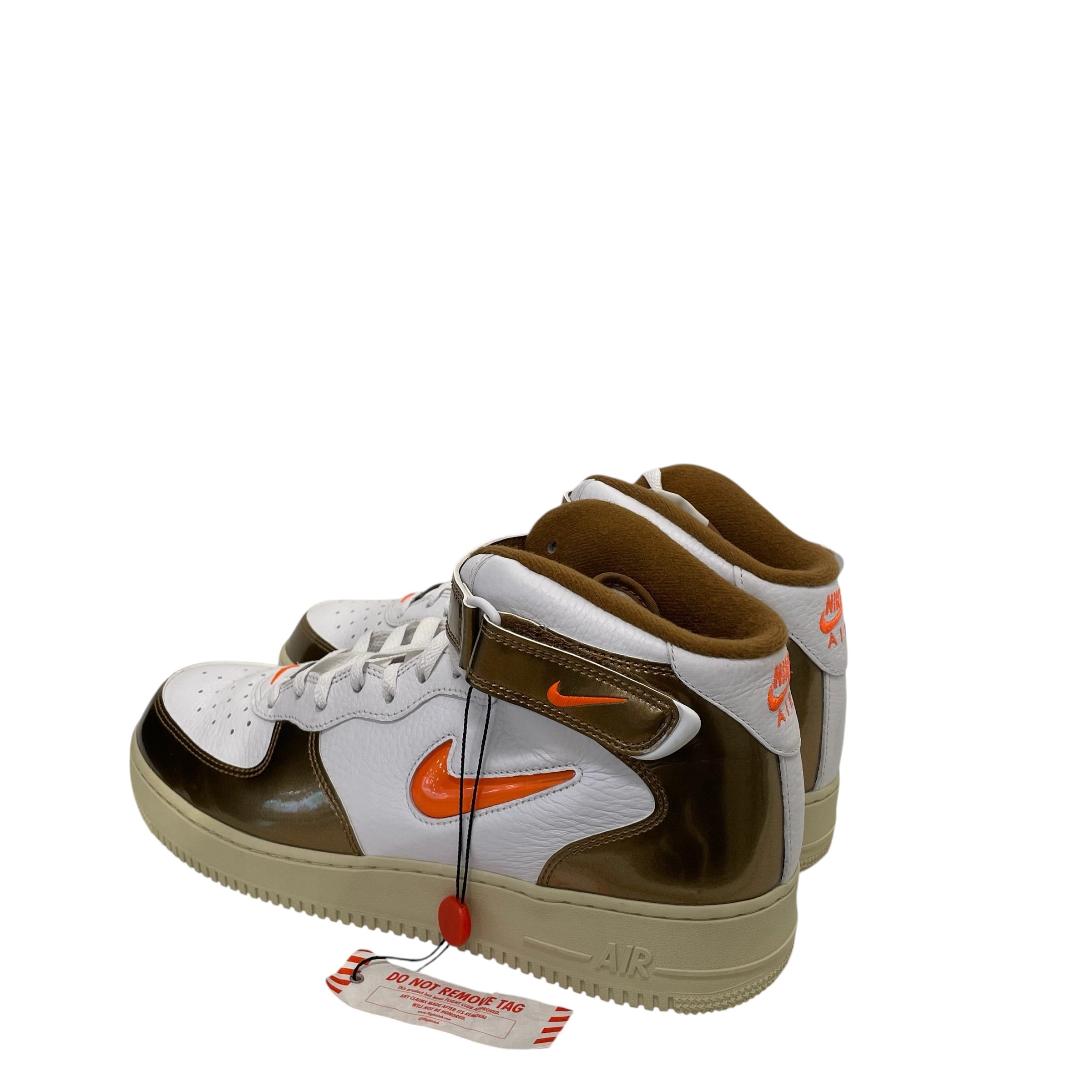 NIKE/Hi-Sneakers/US 13/GLD/air force 1 mid 2022 qs jewel view 2