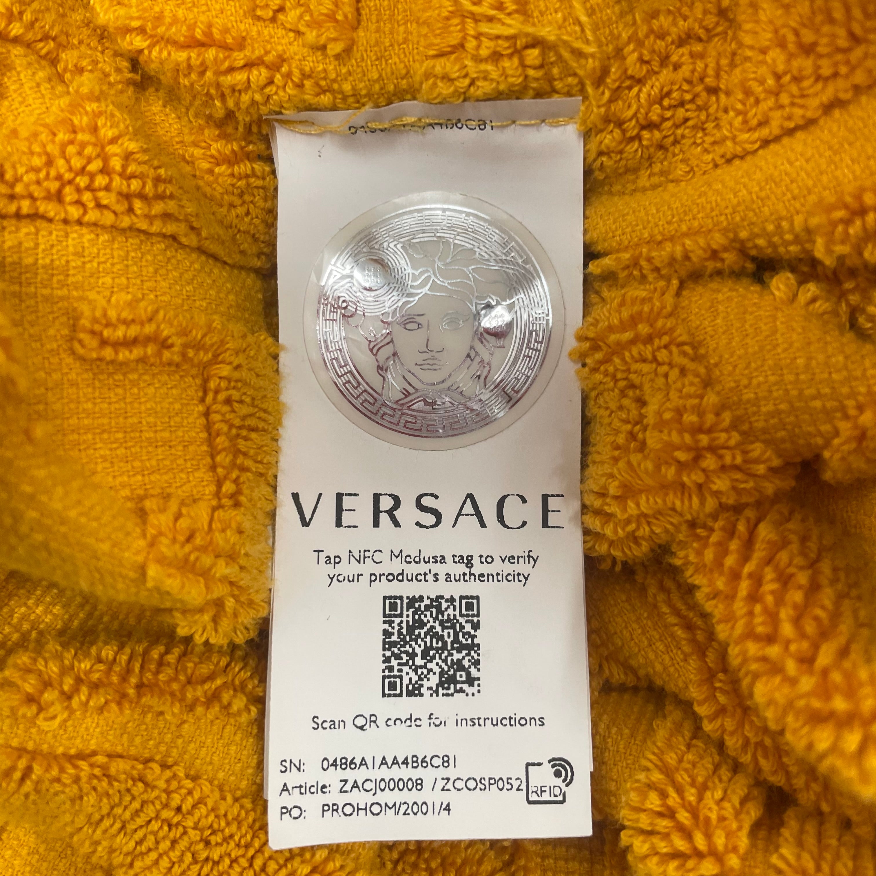 VERSACE/Coat/XXL/Cotton/PNK/ROBE view 4