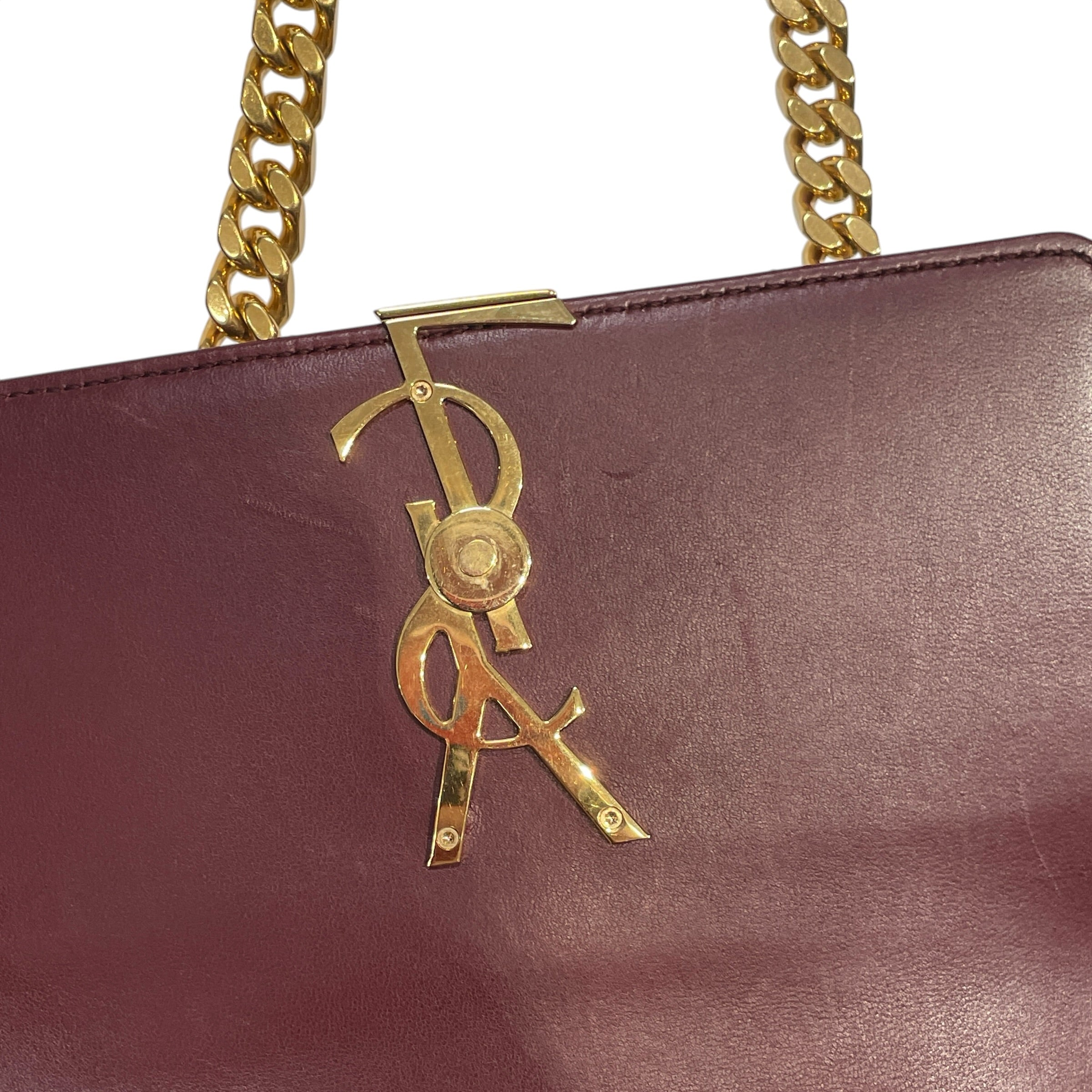 SAINT LAURENT/Cross Body Bag/Lambskin/BRD/VICKY QUILTED CHAIN CROSSBODY view 7