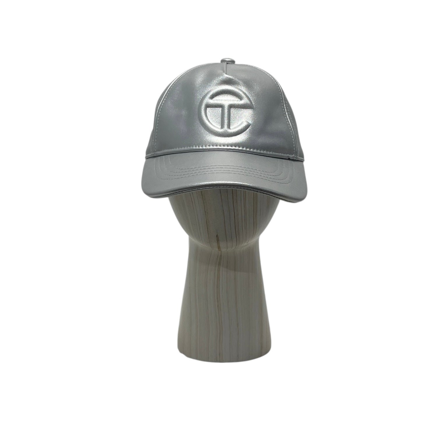 Telfar/Cap/OS/Leather/SLV/TELFAR EMBOSSED HAT view 1