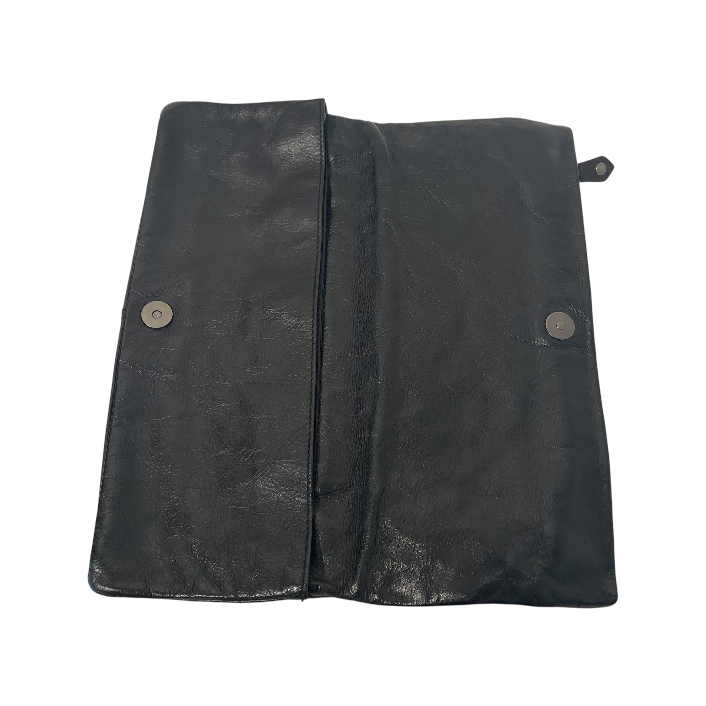 PIERRE BALMAIN/Clutch Bag/OS/Leather/BLK/ view 4