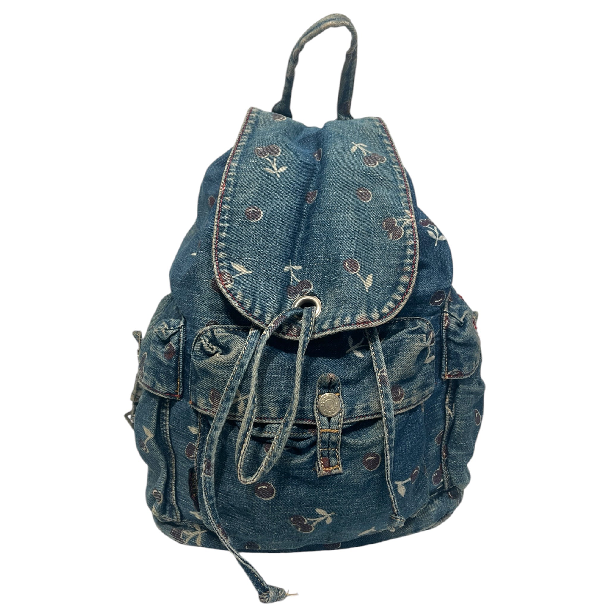 HYSTERIC GLAMOUR/Backpack/Graphic/Cotton/BLU/cherry backpack view 1