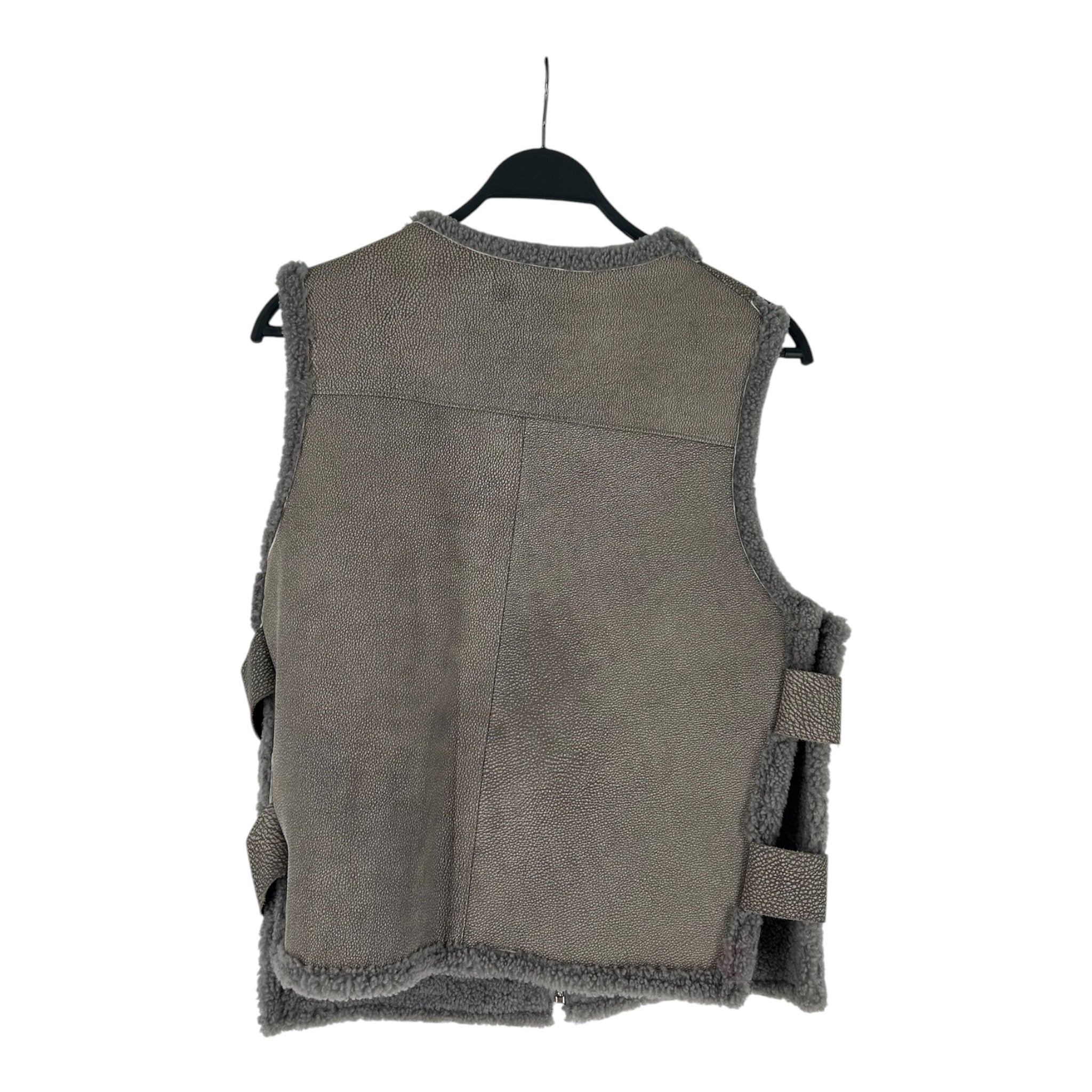 WHO DECIDES WAR/Vest/M/Leather/GRY/bullet vest view 2
