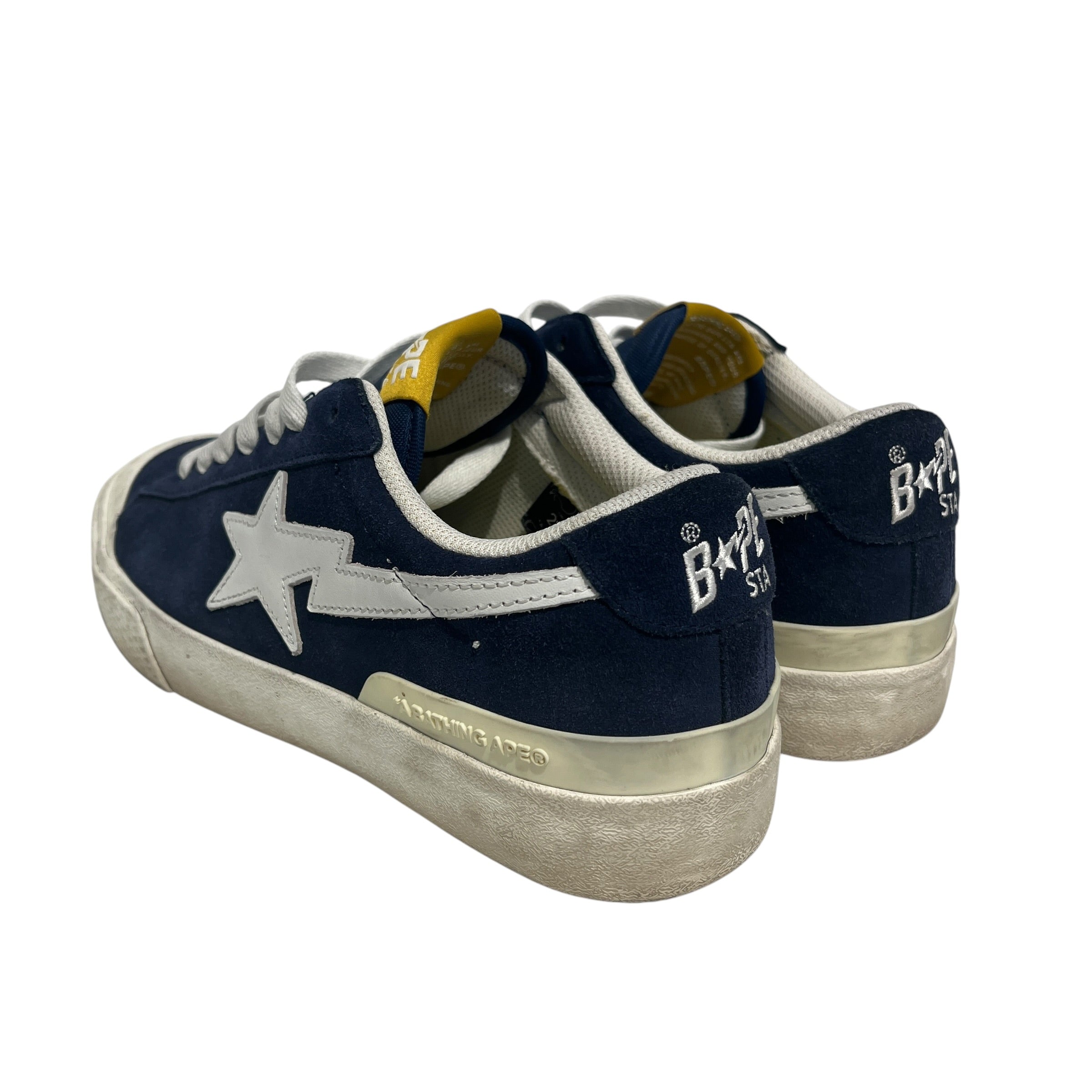 BAPE STA!/Low-Sneakers/US 8/Cotton/NVY/Madsta #1 view 2