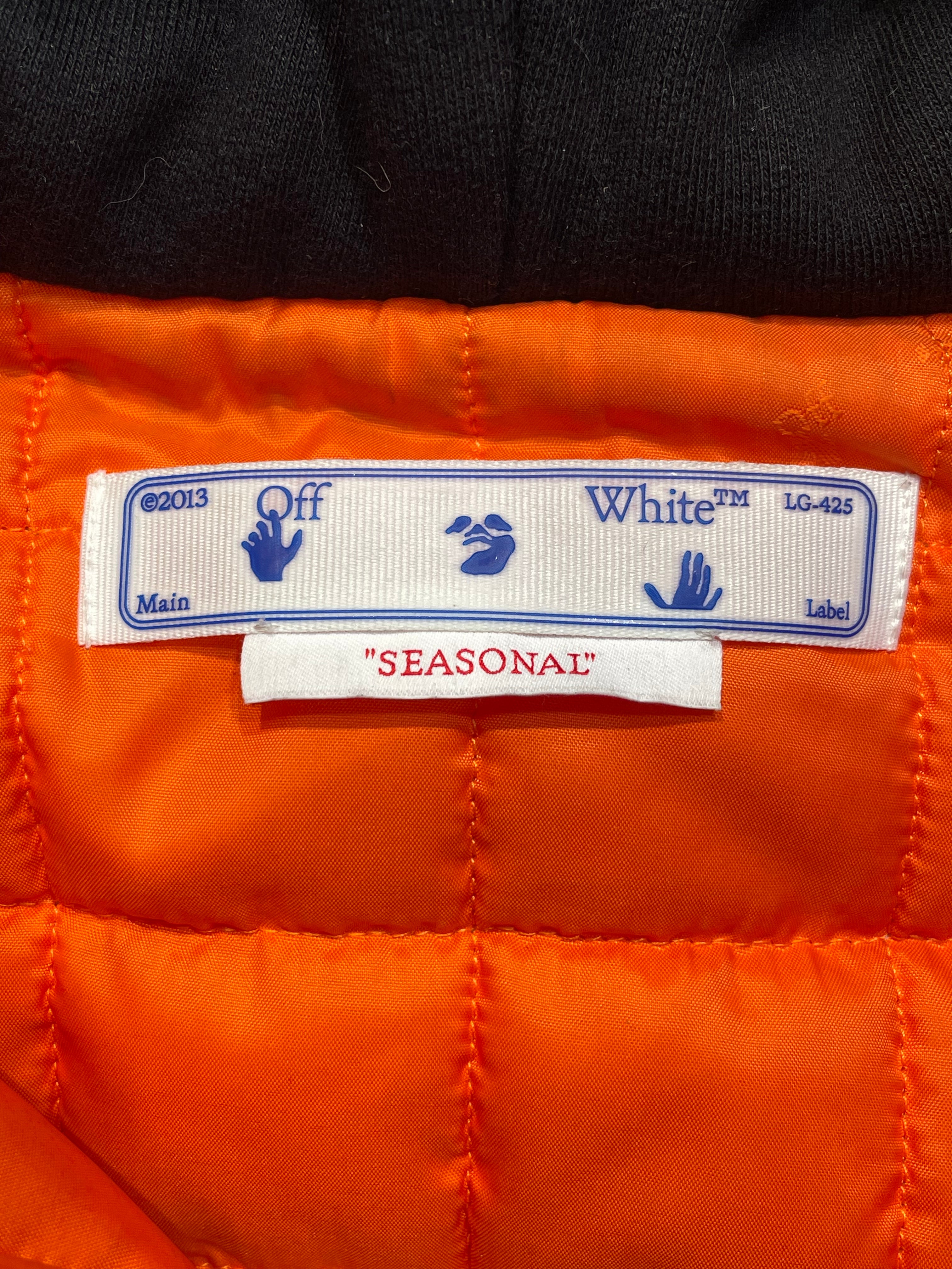 OFF-WHITE/Jacket/M/Cotton/BLU/Plaid/flannel chain jacket view 3