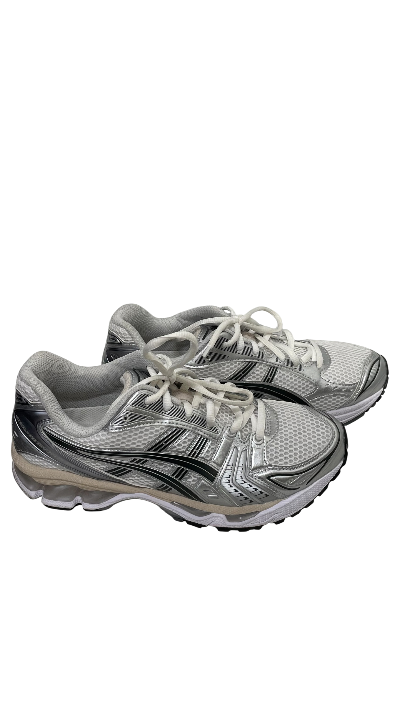 ASICS/Low-Sneakers/US 7/WHT/ASICS Gel Karyano 14 Black Tip view 2