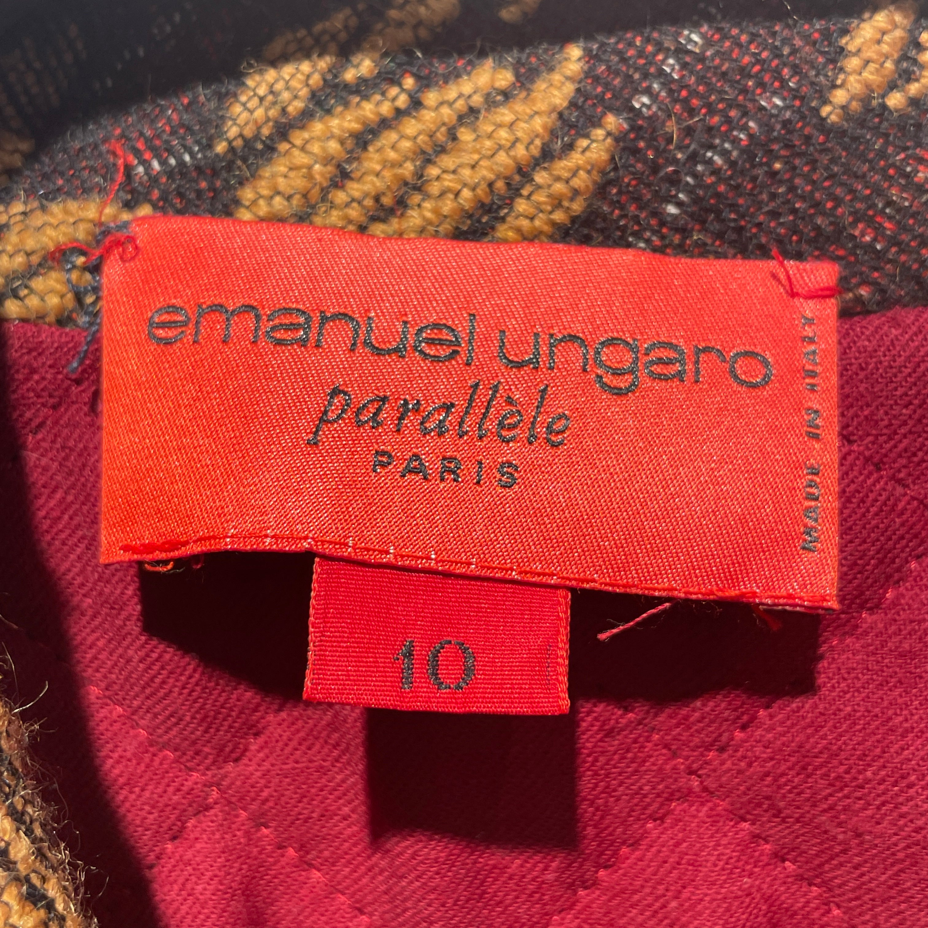 emanuel ungaro/Coat/10/All Over Print/Cotton/MLT/ view 3