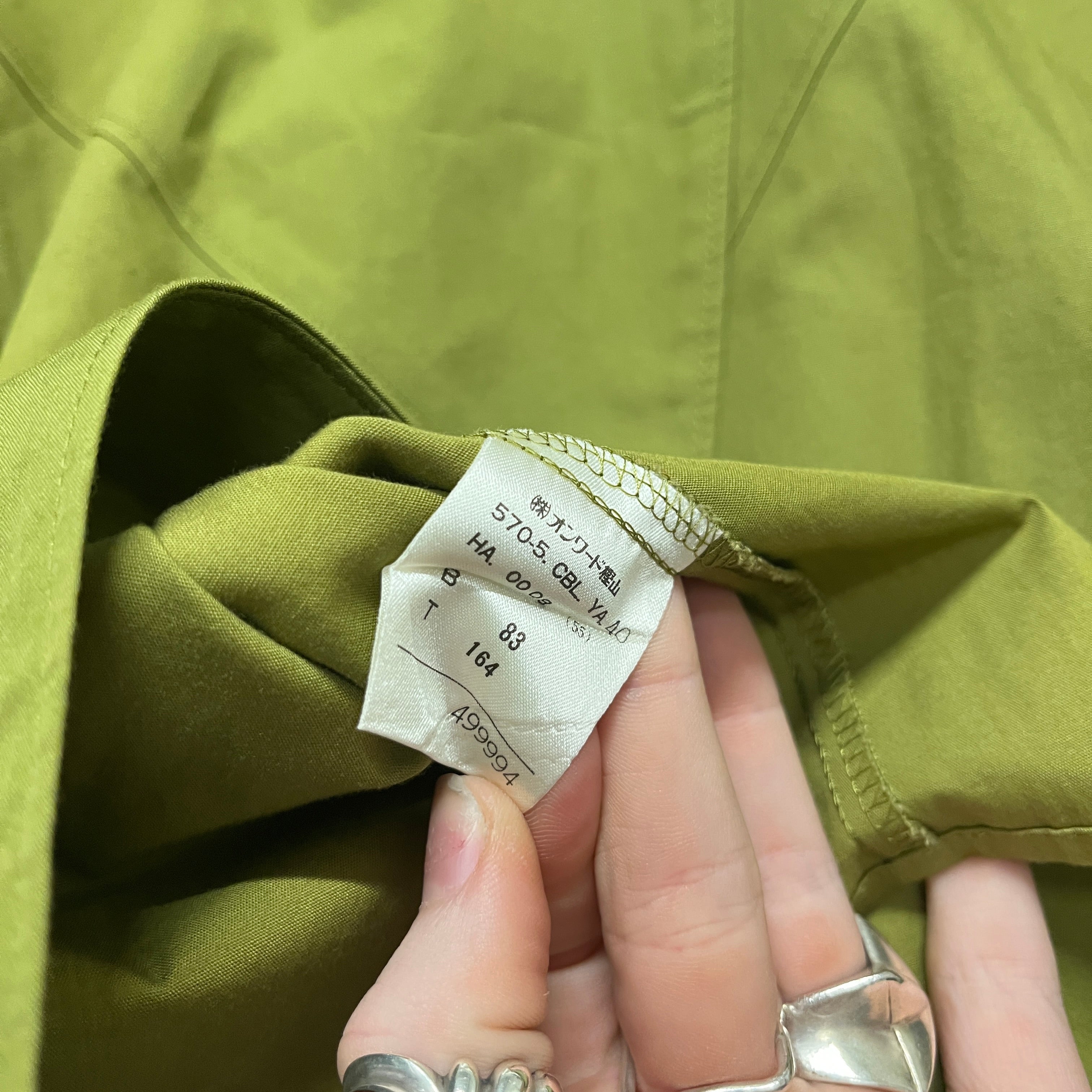 Jean Paul GAULTIER CLASSIQUE/Shirt/40/Nylon/GRN/TAILORED SHIRT view 6