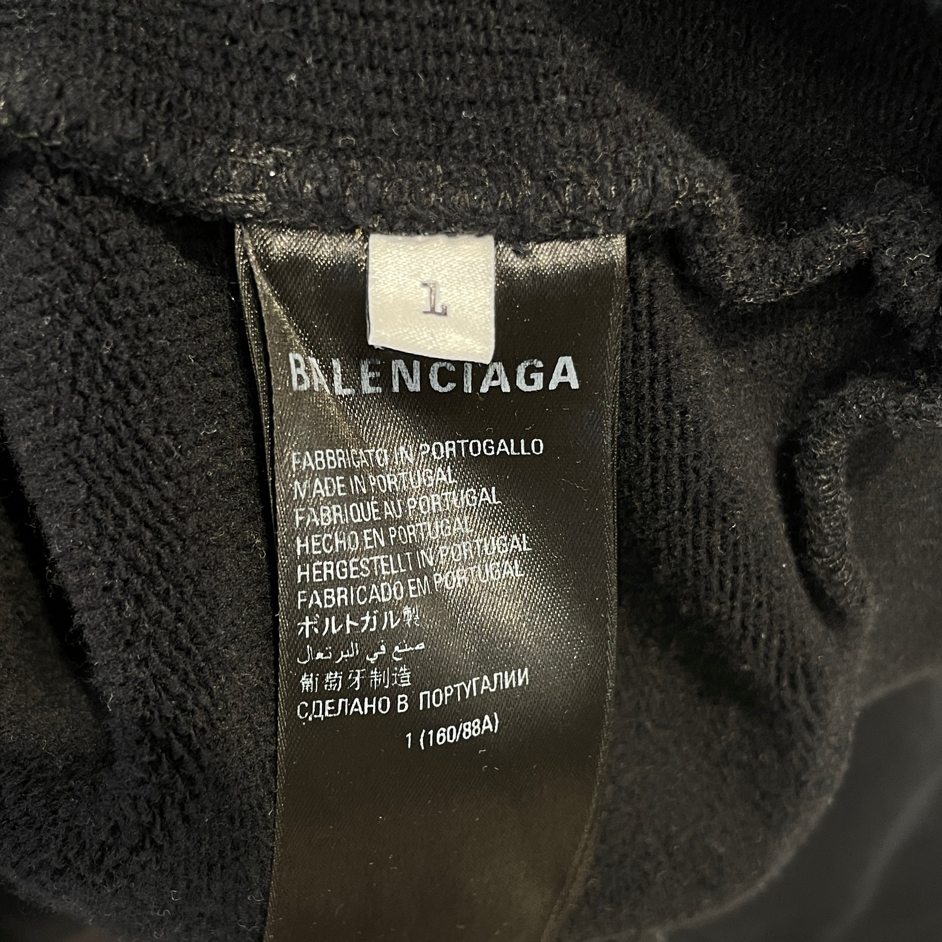 BALENCIAGA/adidas/Hoodie/L/Cotton/BLK/ view 4