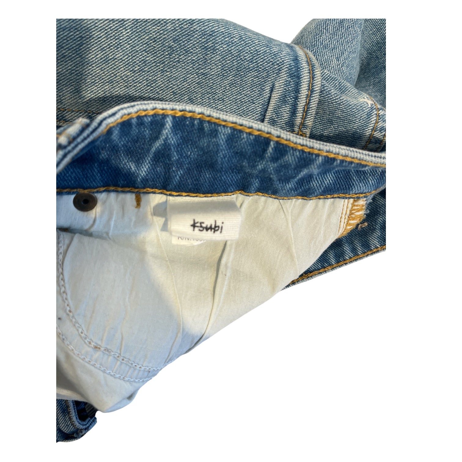 ksubi/Skinny Pants/31/Denim/BLU/KNEE SLITS view 5