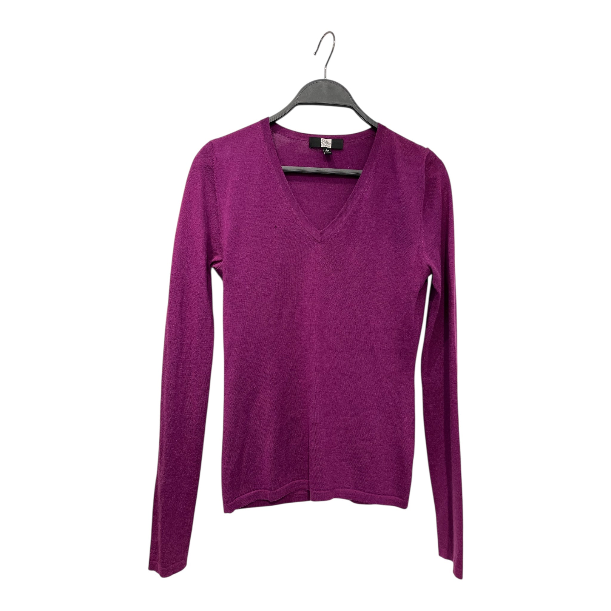 SAKS FIFTH AVENUE/Sweater/S/Cashmere/PPL/Pullover/RN68088 cashmere sweater view 1