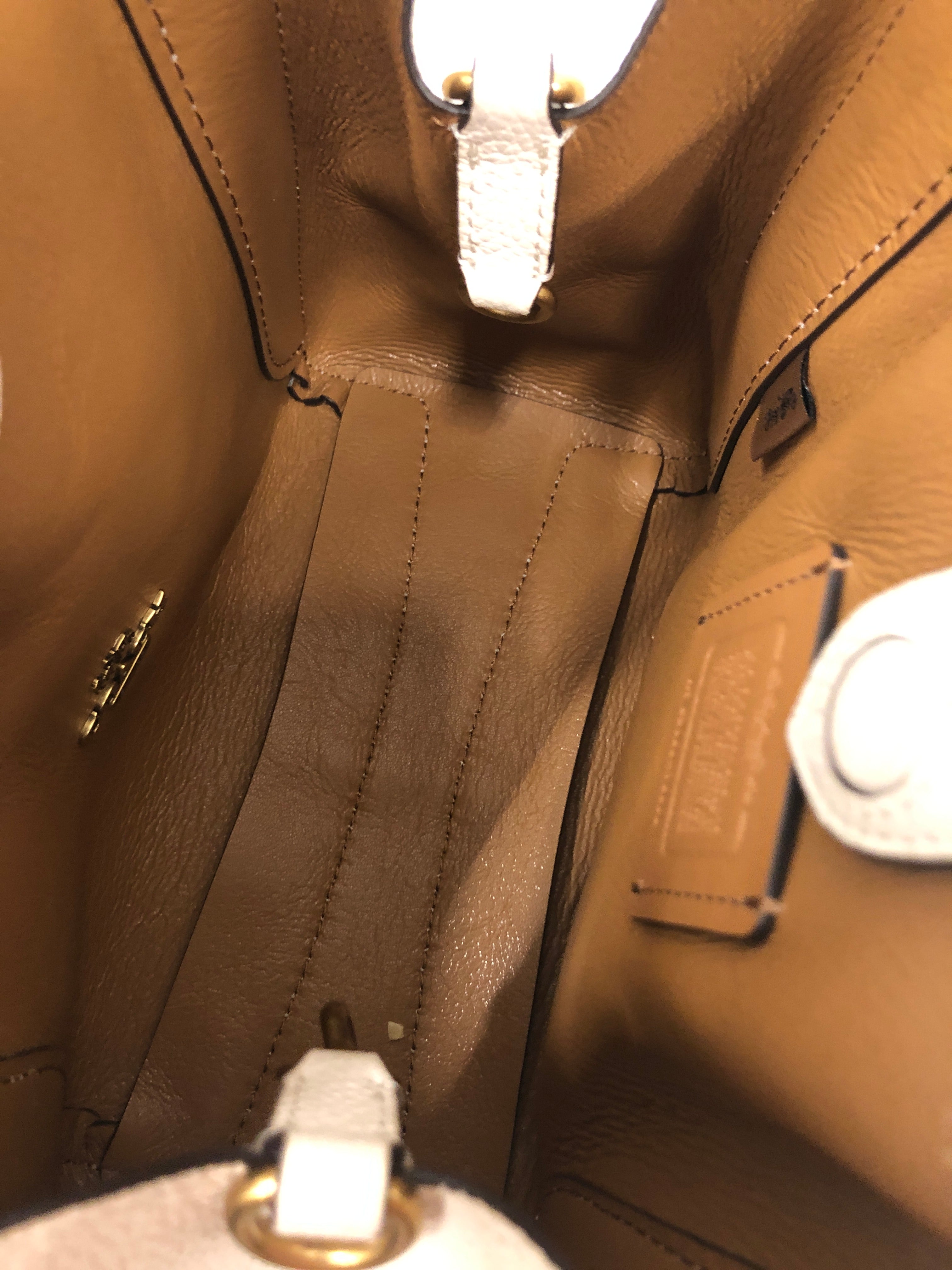 COACH/Tote Bag/Leather/CRM/HADLEY HOBO TOTE view 4