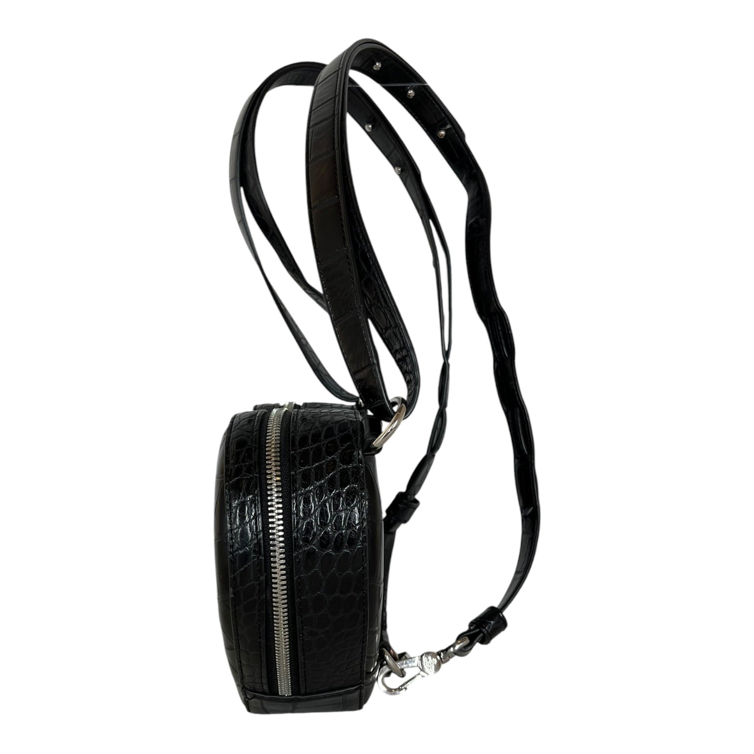 Vivienne Westwood/Backpack/Leather/BLK/heart shaped backpack view 4