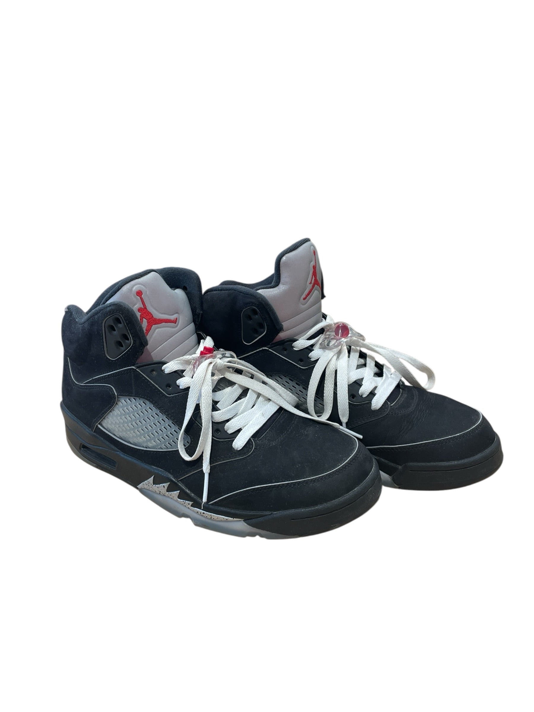 NIKE/Hi-Sneakers/US 10.5/BLK/RETRO 5 BLACK METALLIC view 1