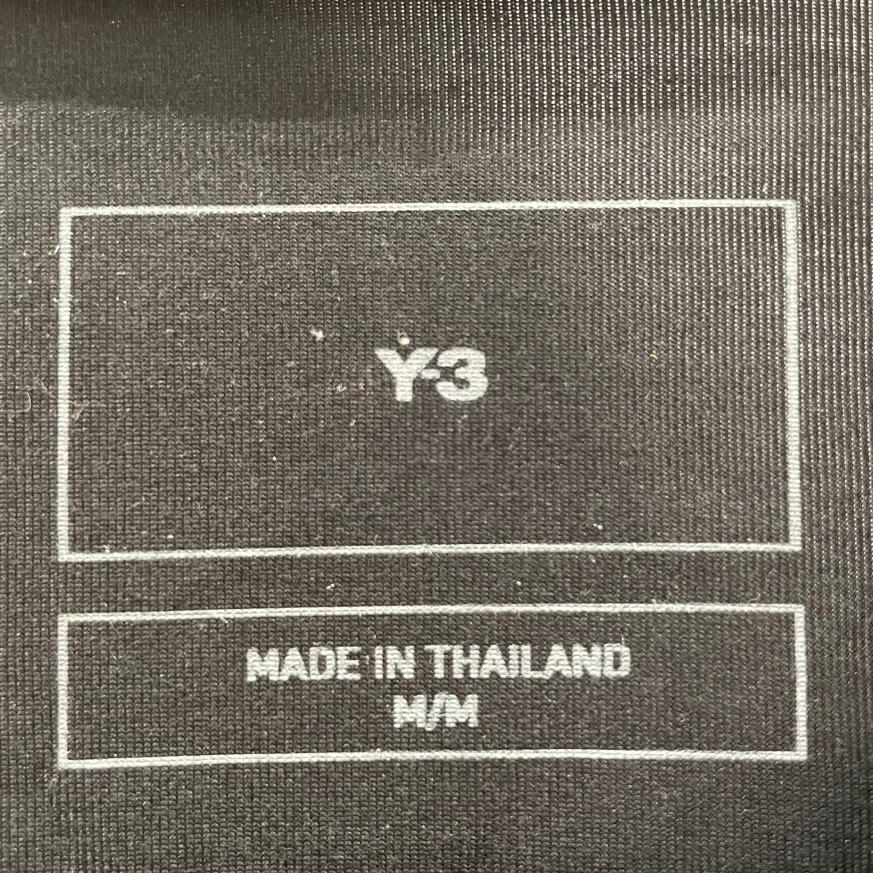 Y-3/LS T-Shirt/M/Cotton/BLK/GREY SLEEVE STRIPE SHIRT view 5