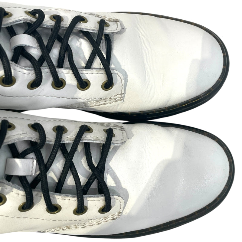 Dr.Martens/Lace Up Boots/US 7/Leather/WHT/Zavala