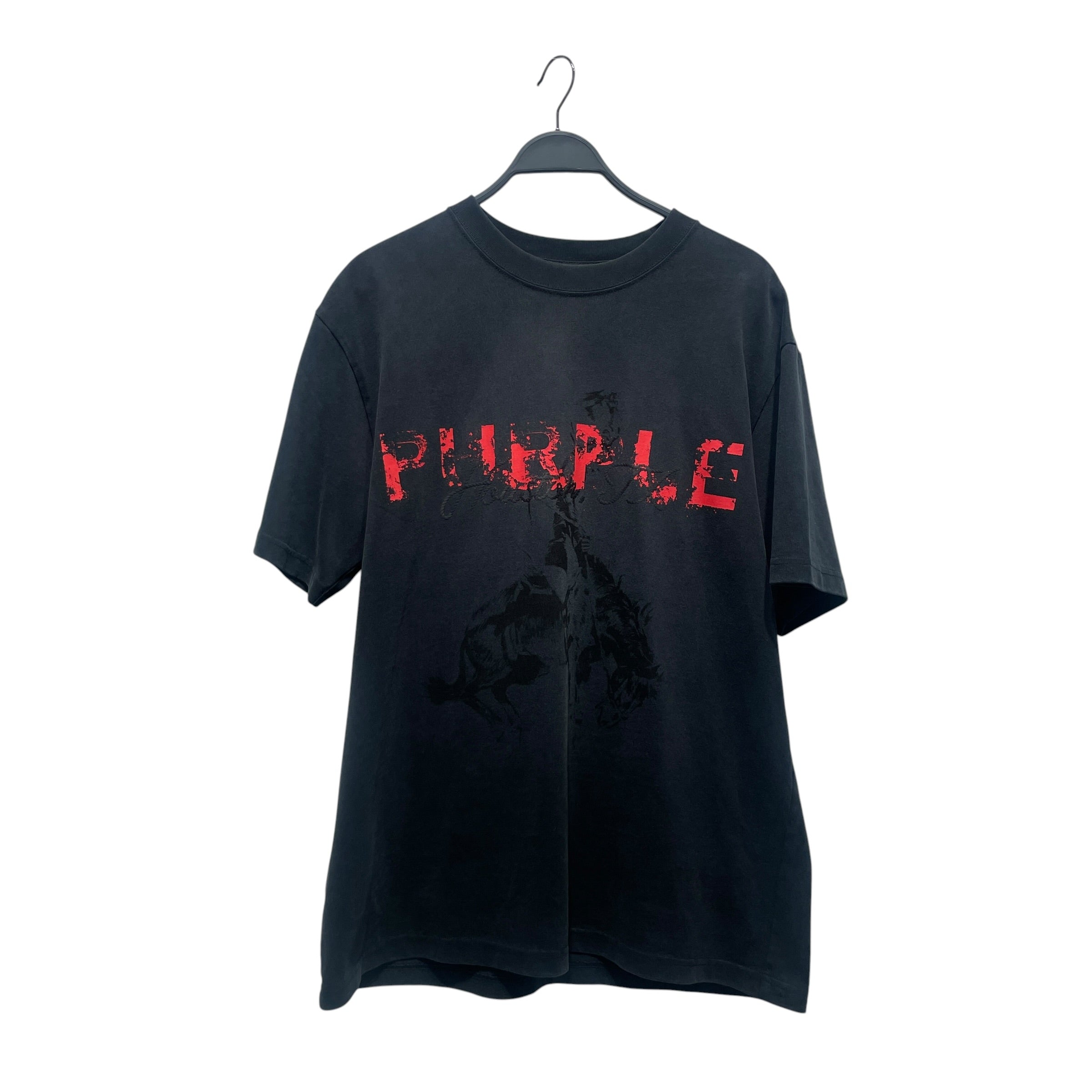 PURPLE BRAND/T-Shirt/L/Cotton/BLK/ view 1