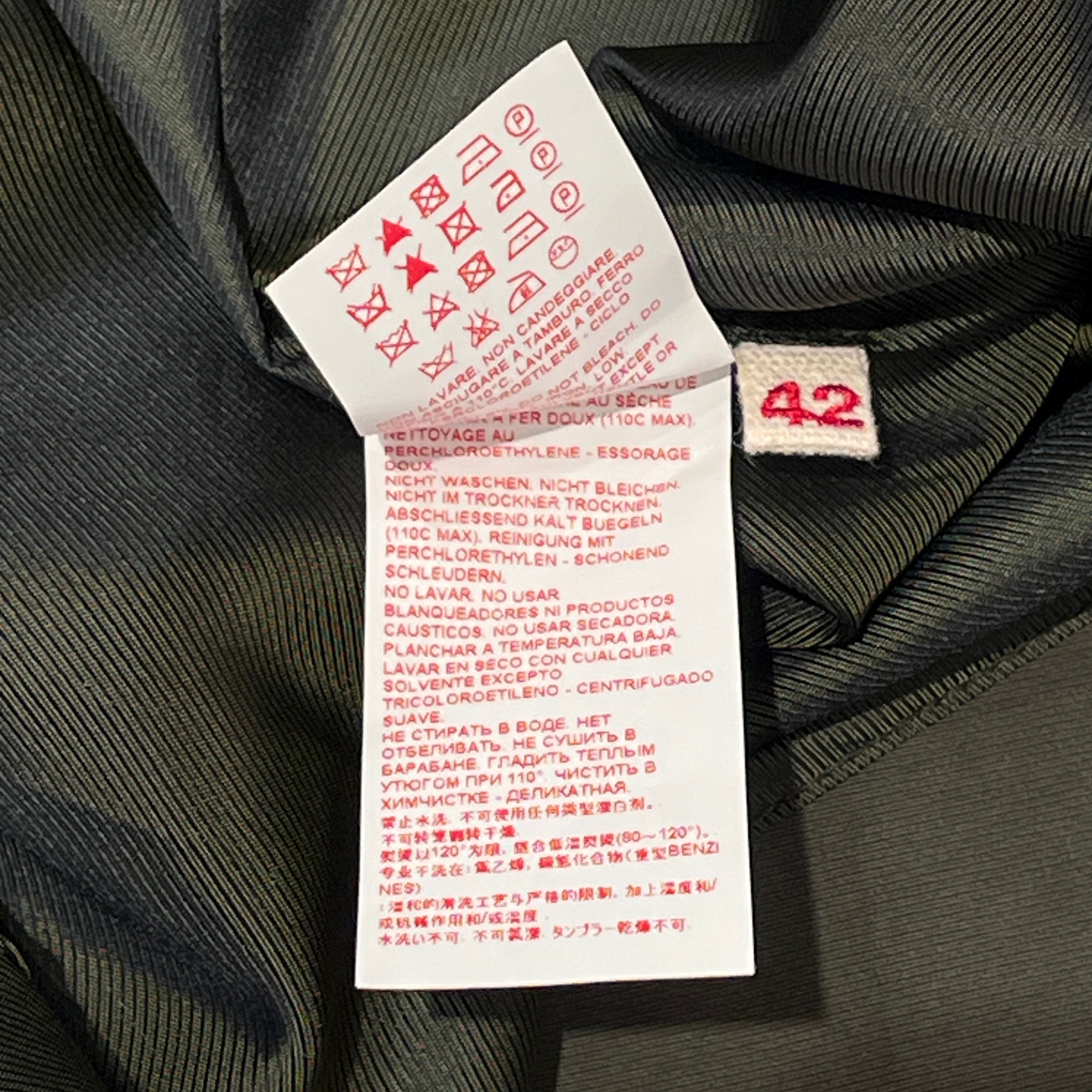 MARNI/3|4S Blouse/L/Cotton/GRN/pockets at front view 4