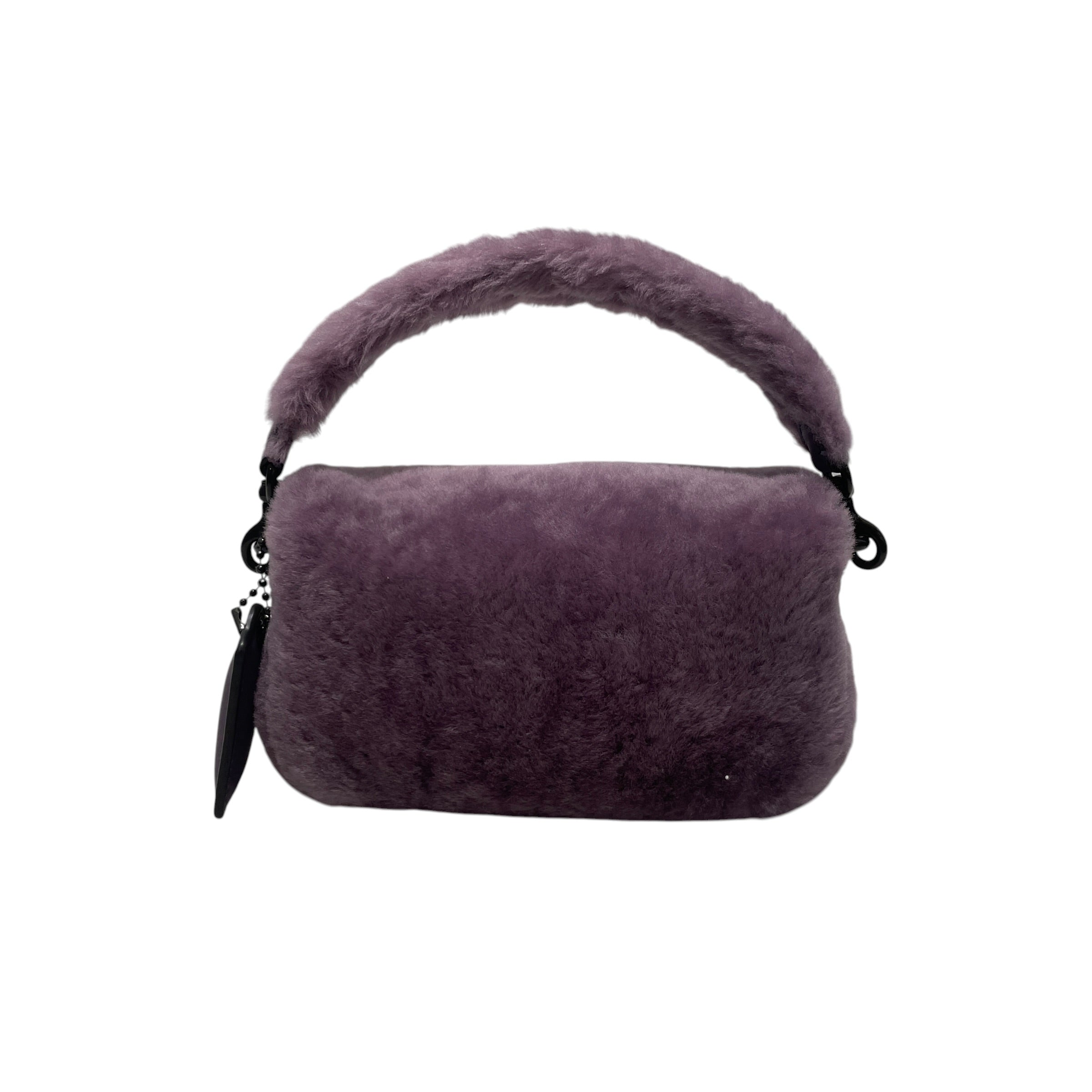 COACH/Hand Bag/Wool/IDG/shearling pillow tabby 18 view 2