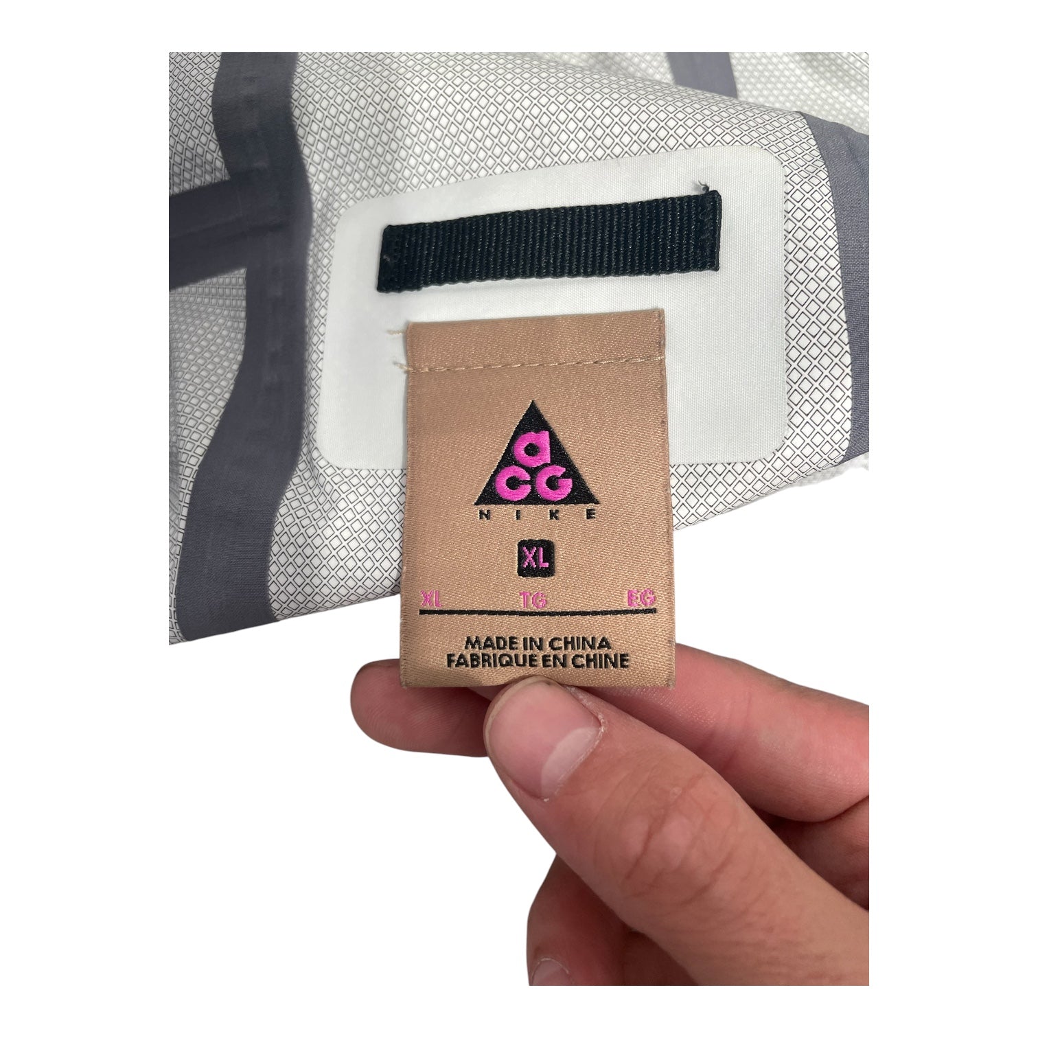NIKE ACG/Windbreaker/L/Nylon/WHT/ view 4