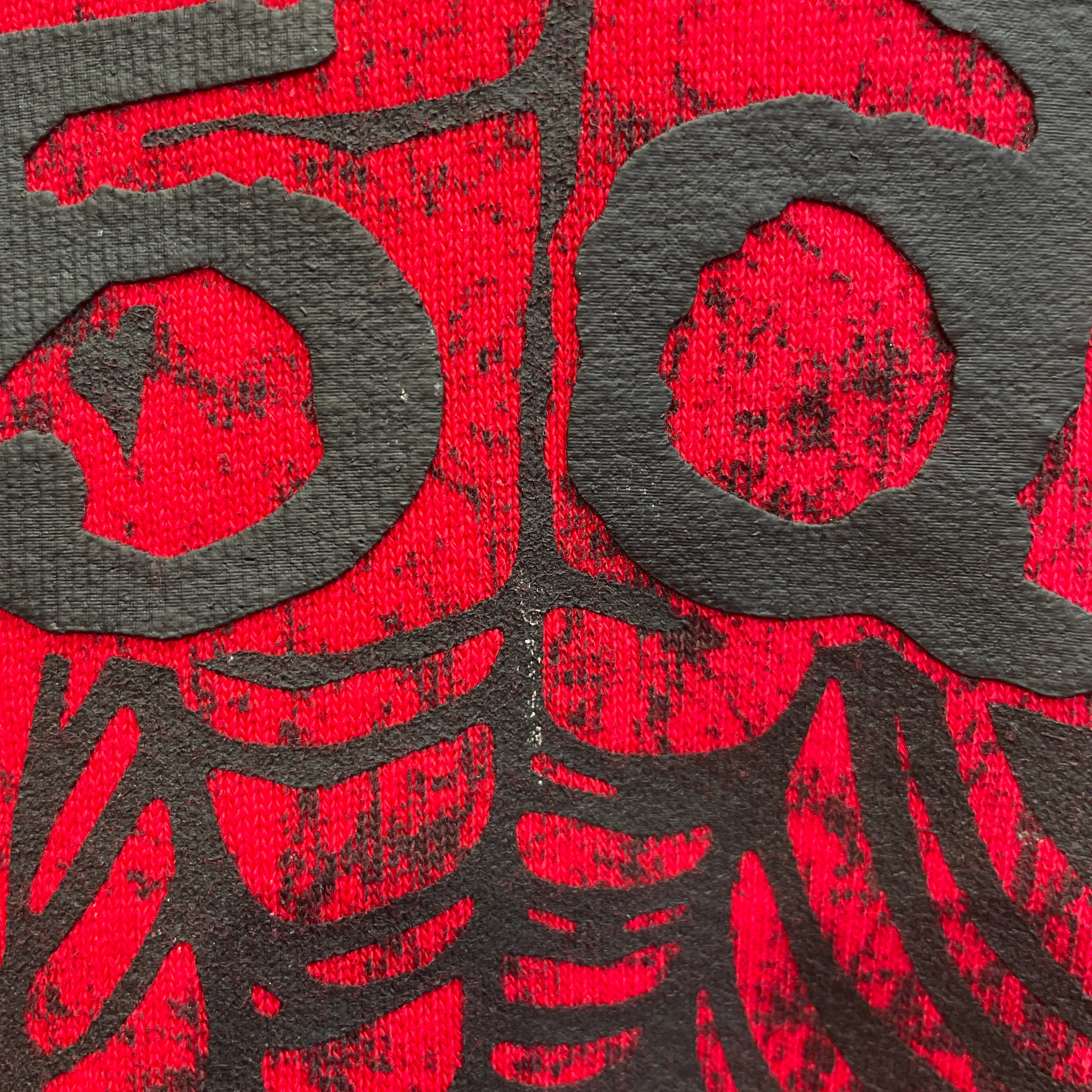 Sp5der/Hoodie/M/Cotton/BRD/red sp5der hoodie blk web view 6