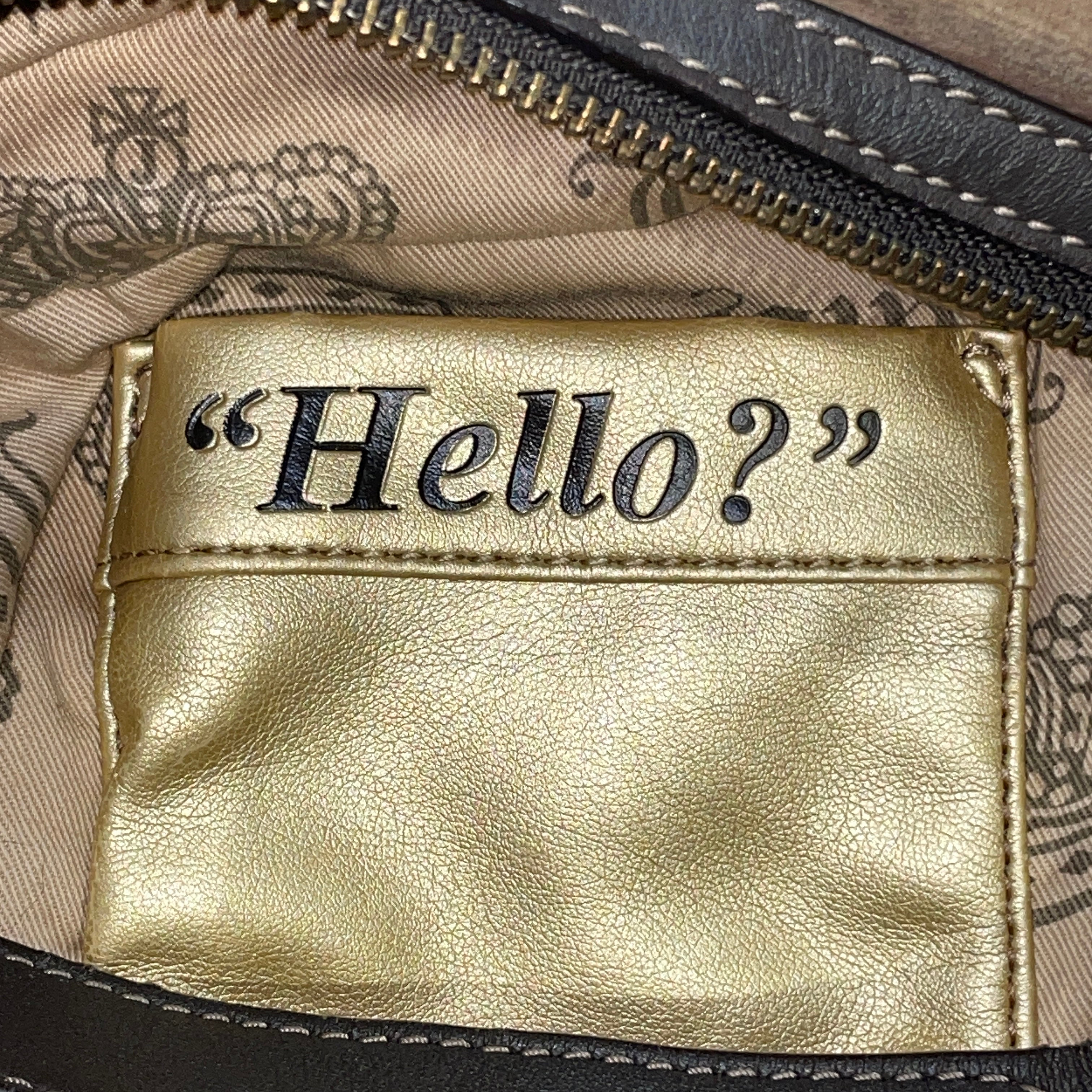 JUICY COUTURE/Tote Bag/Cotton/BRW/Vintage Velour Bag view 7