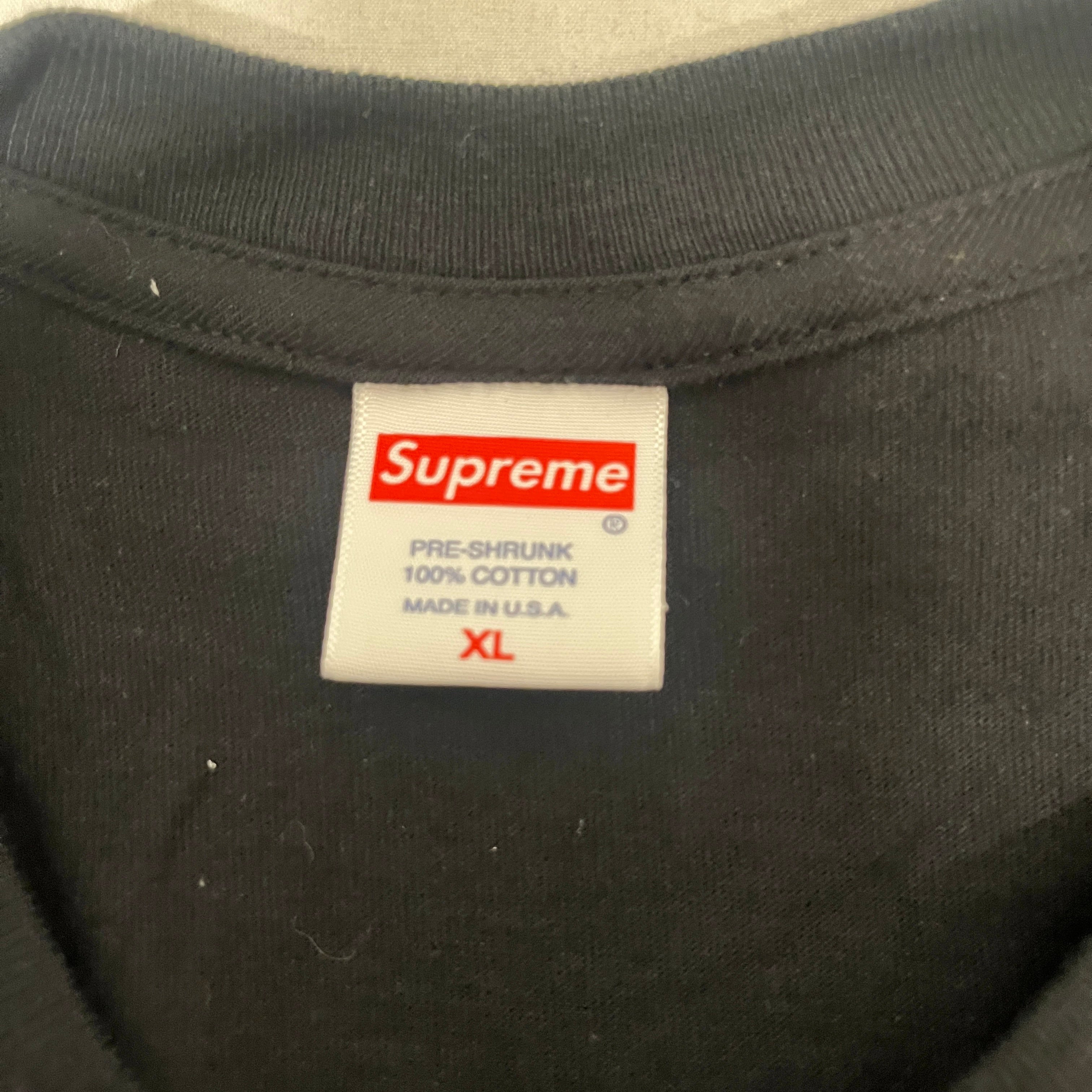 Supreme/T-Shirt/XL/Cotton/BLK/TUPAC GRAPHIC view 3