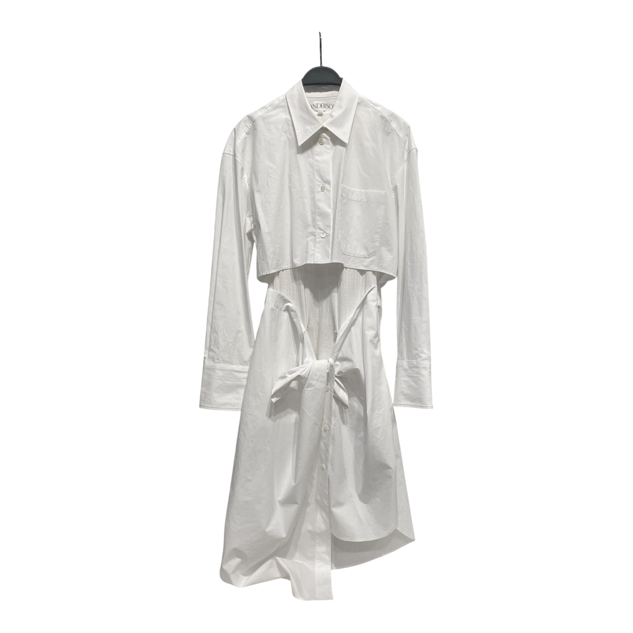 JW ANDERSON(J.W.ANDERSON)/LS Dress/S/Cotton/WHT/ view 1