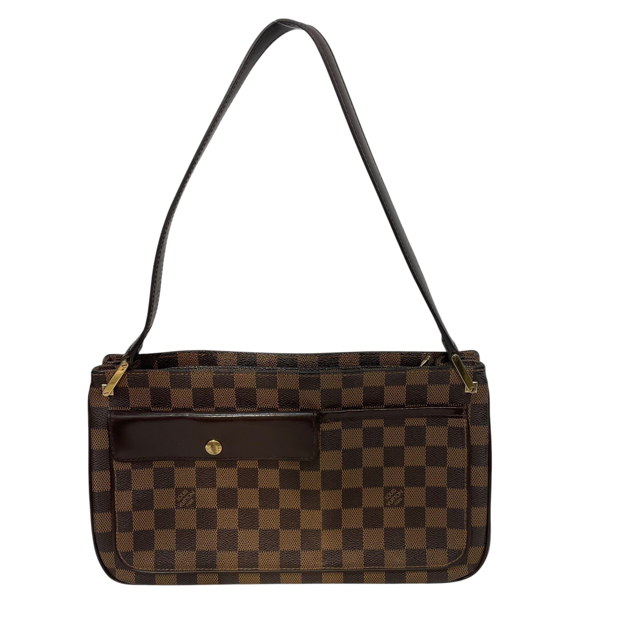 LOUIS VUITTON/Hand Bag/Monogram/Leather/BRW/Aubagne view 1