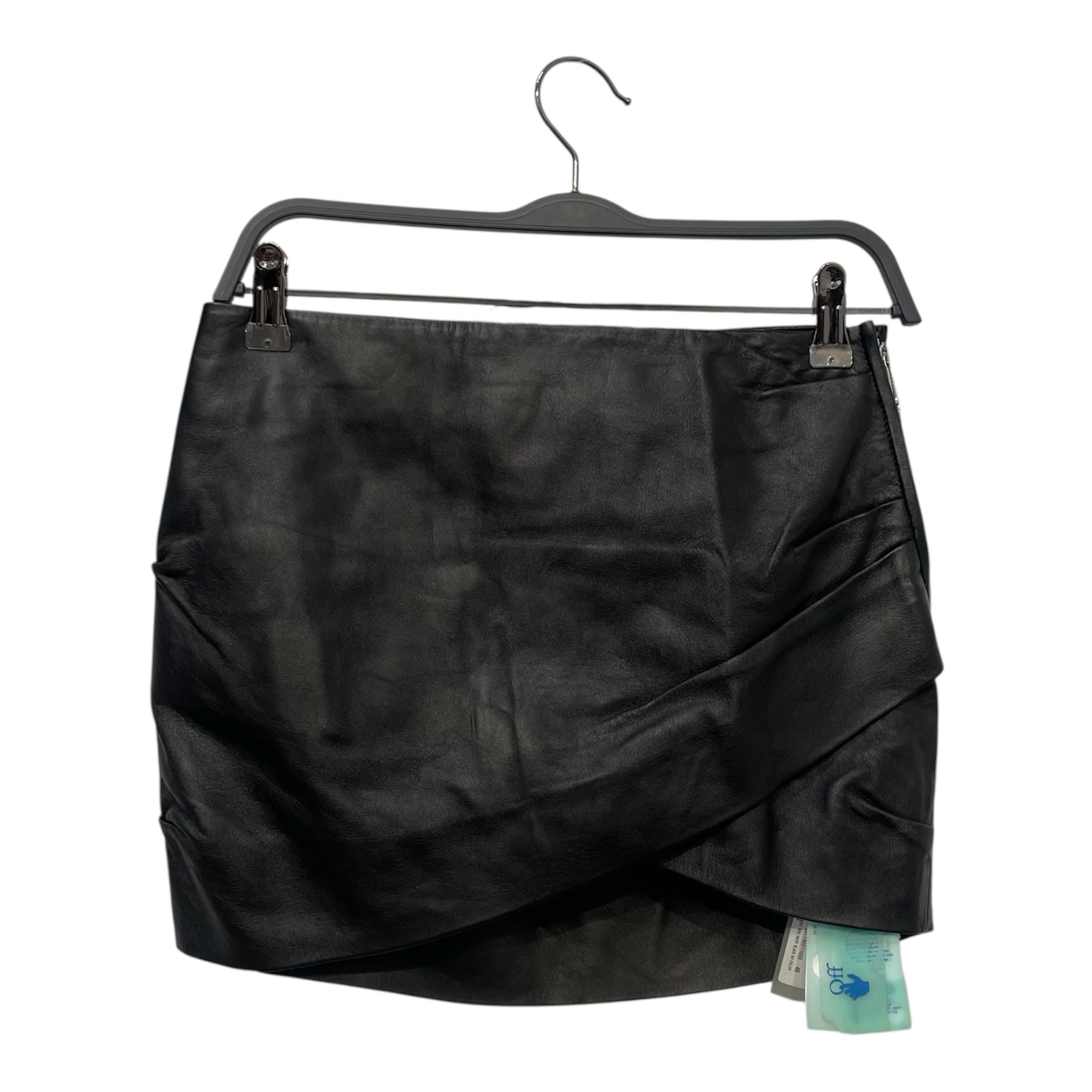 OFF-WHITE/Skirt/40/Leather/BLK/Twist Mini view 1