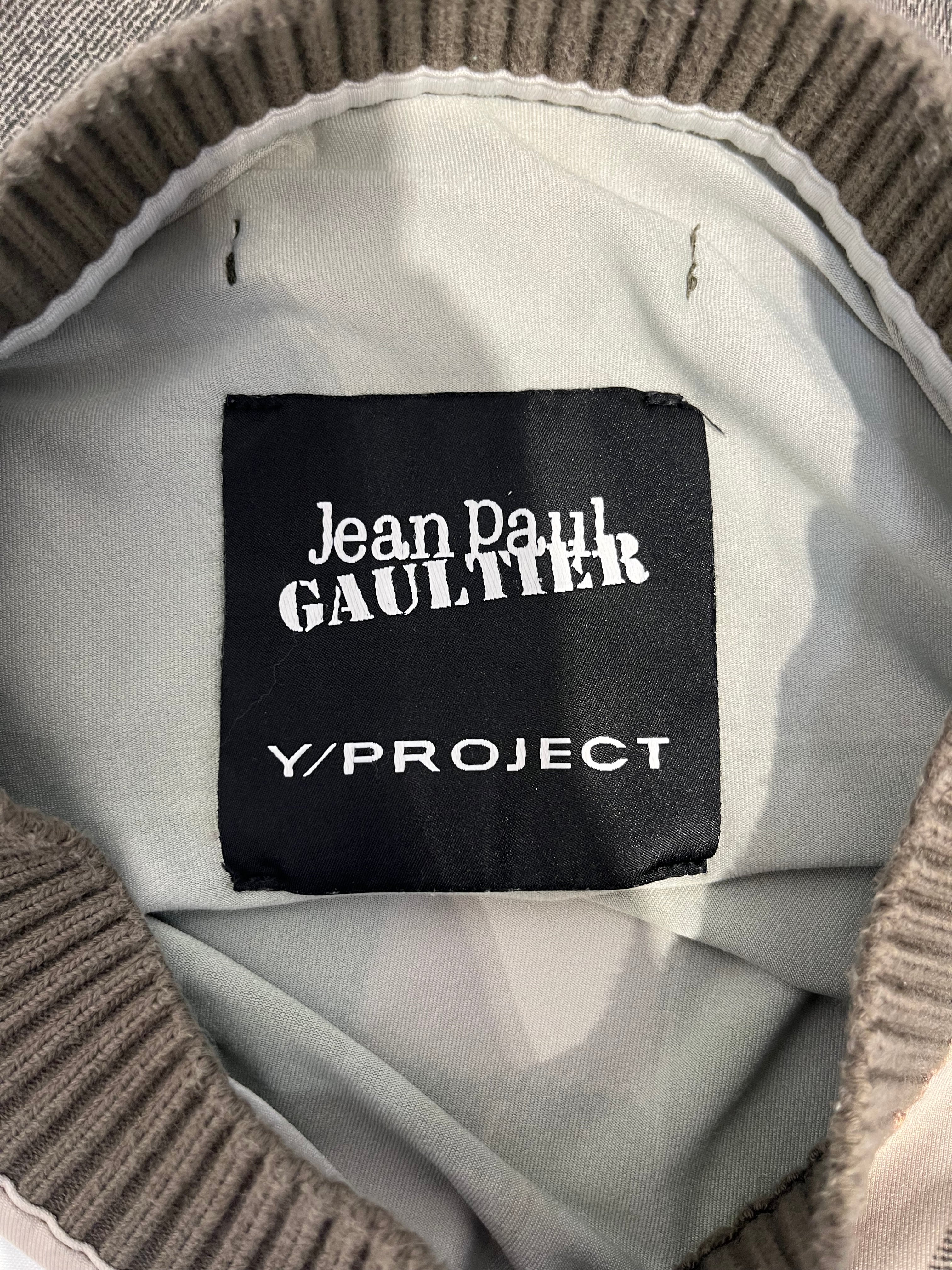 Jean Paul Gaultier/Y/PROJECT/LS T-Shirt/L/Cotton/GRN/All Over Print/MESH DENIM PRINIT view 3