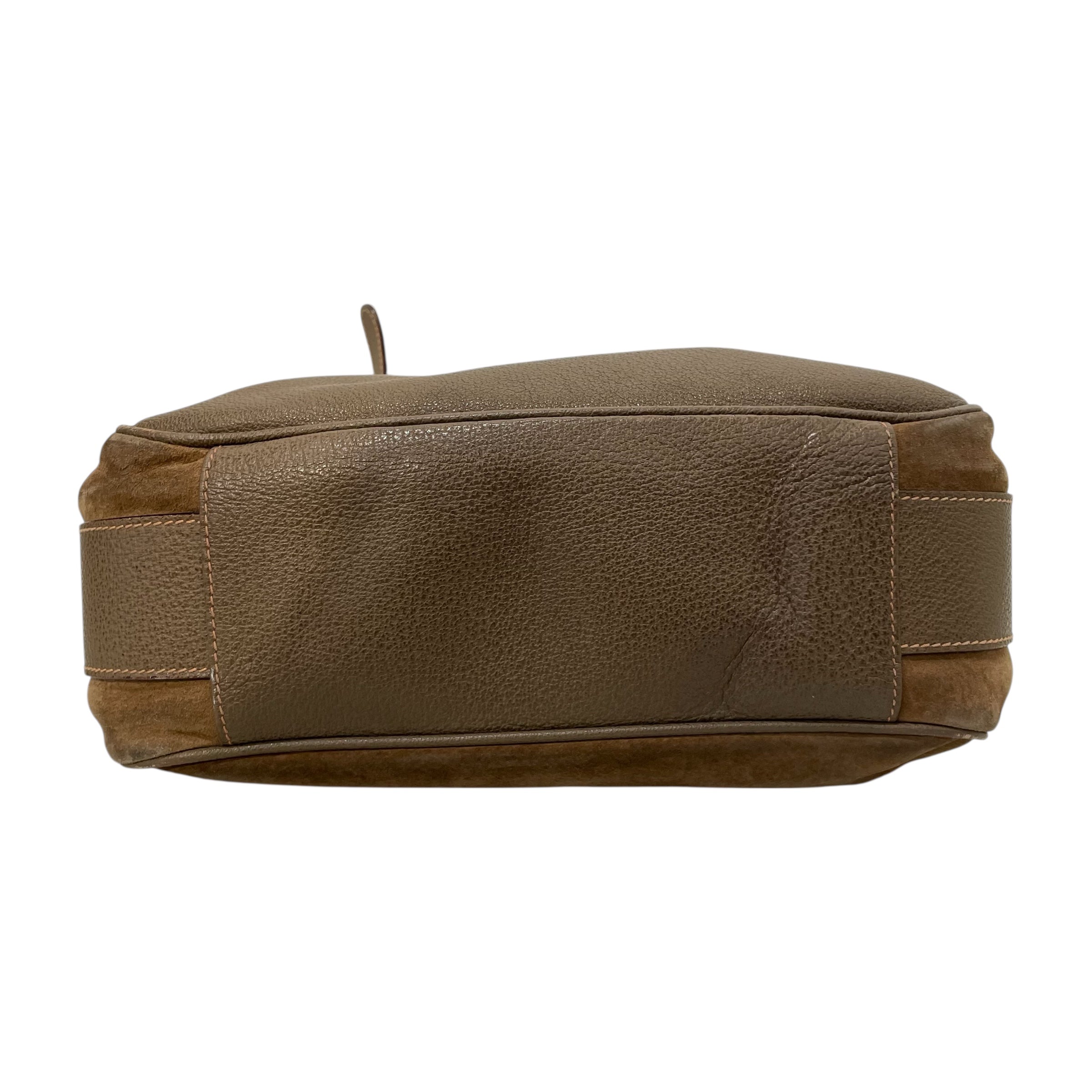 GUCCI/Bag/Suede/BEG/SADDLEBAG view 3