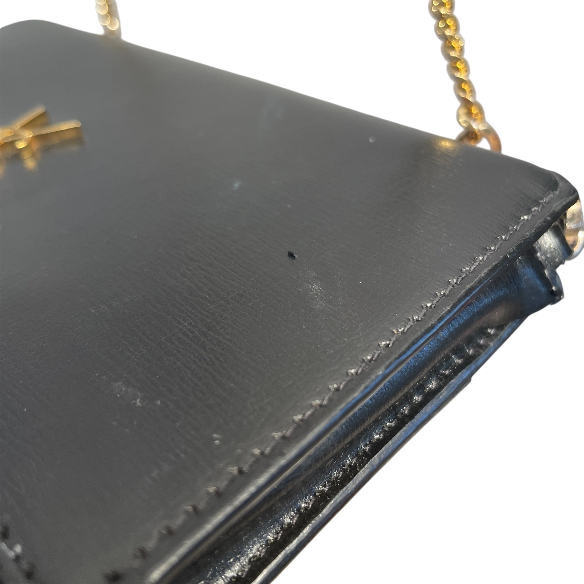 SAINT LAURENT/Clutch Bag/OS/Leather/BLK/ view 3