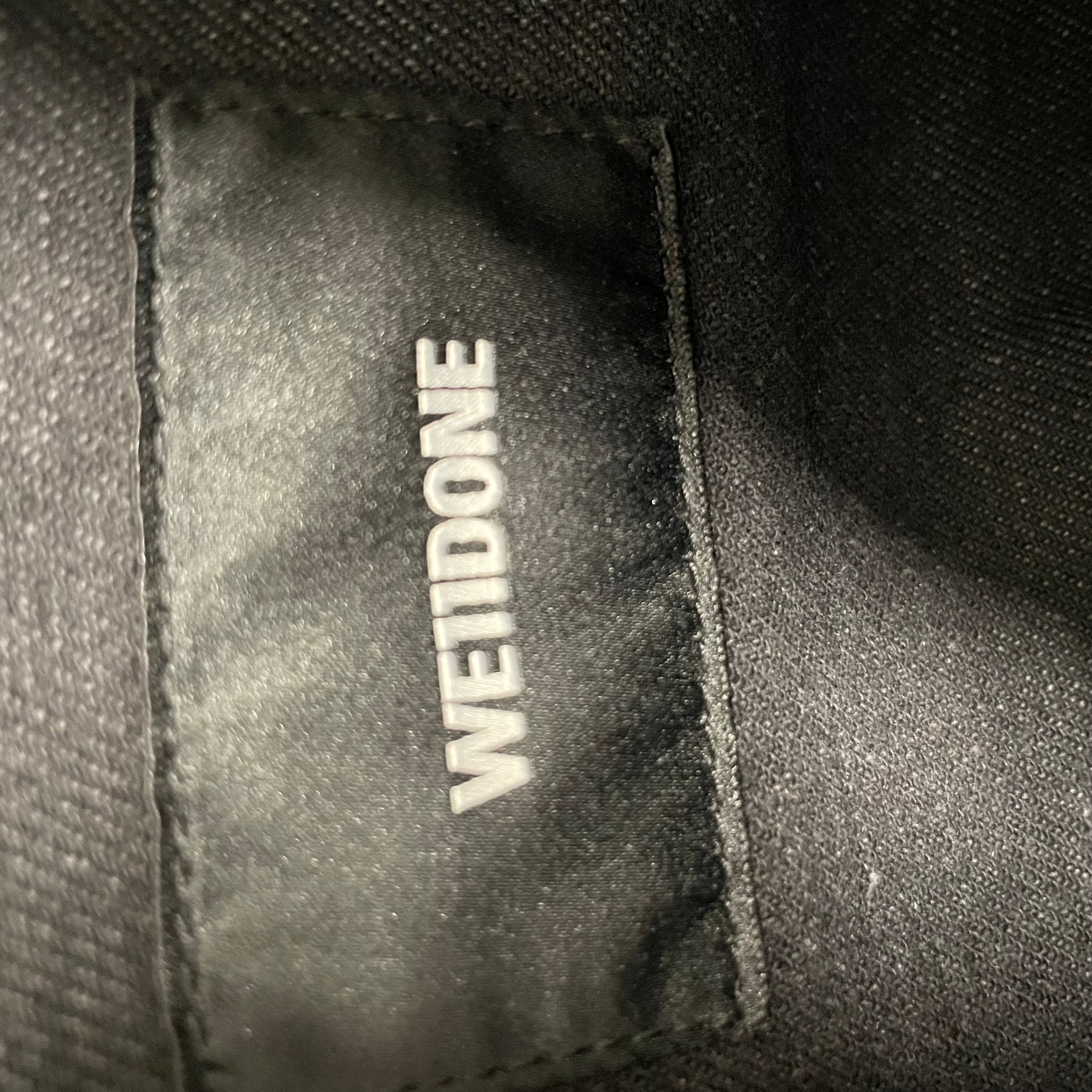 WE11DONE/Denim Jkt/S/Denim/BLK/WE11DONE FONT REPEATED LOGO view 3