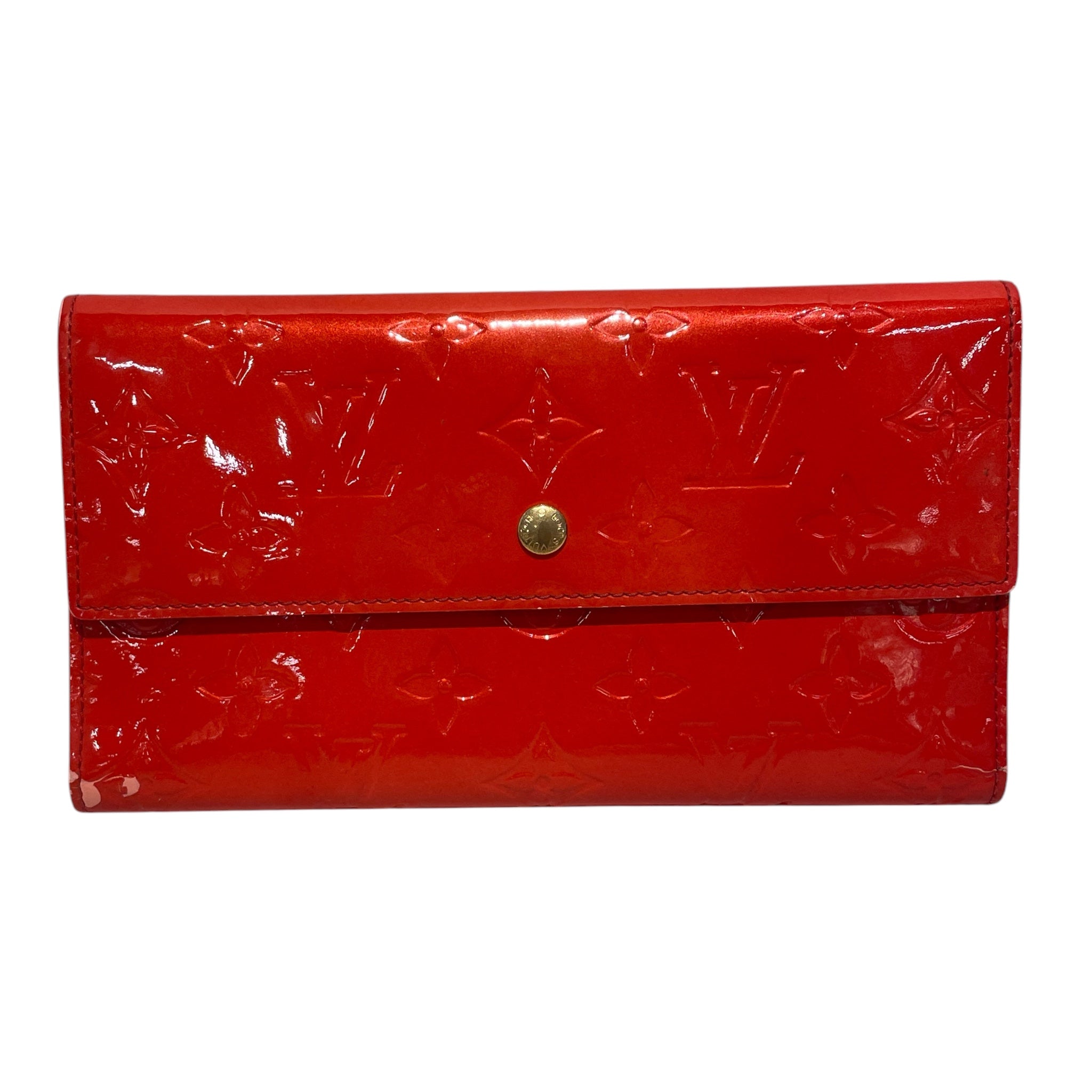 LOUIS VUITTON/Long Wallet/Monogram/Acrylic/ORN/L's/vernis sarah view 1
