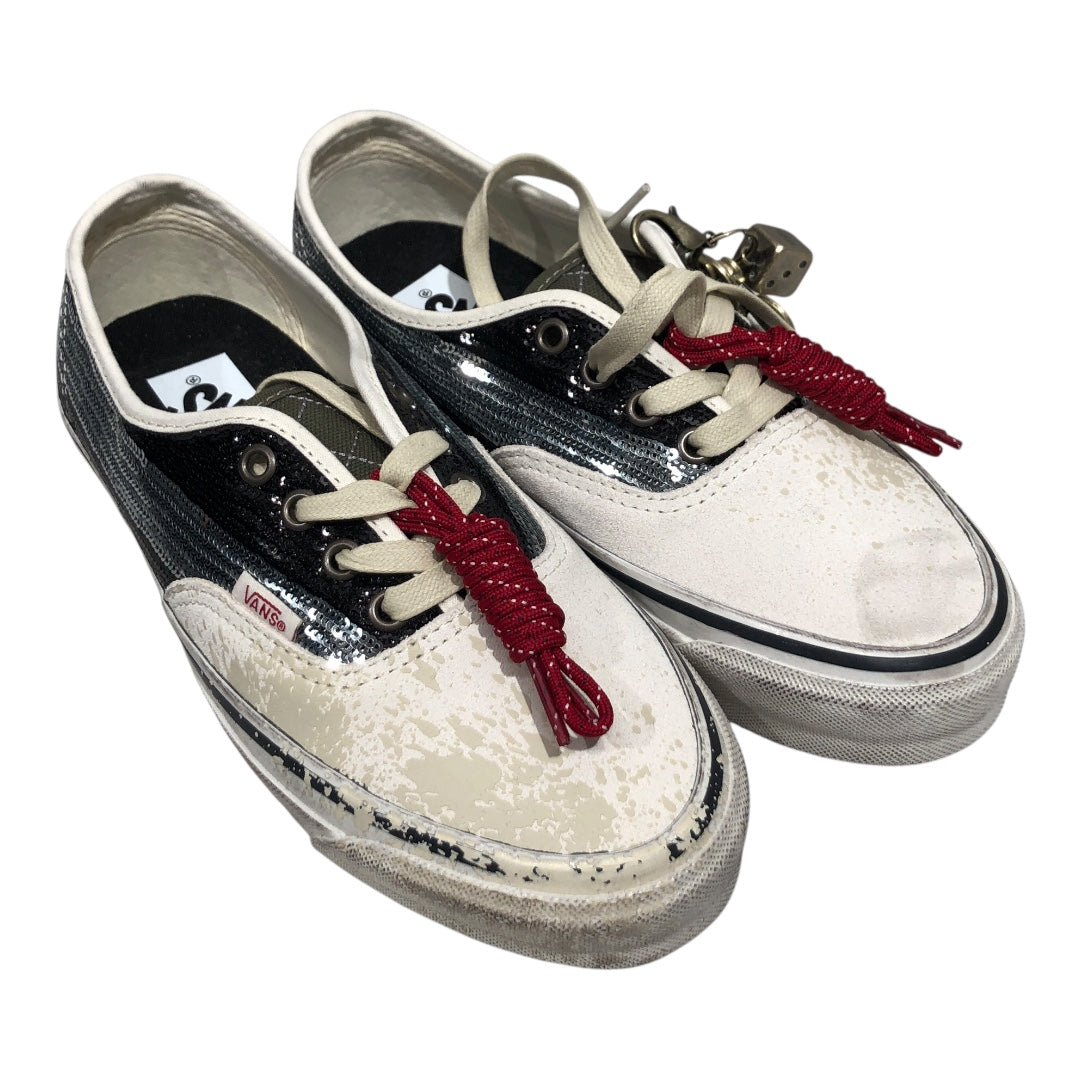 VANS/Low-Sneakers/US 5.5/WHT/CHARMS beige cream view 1