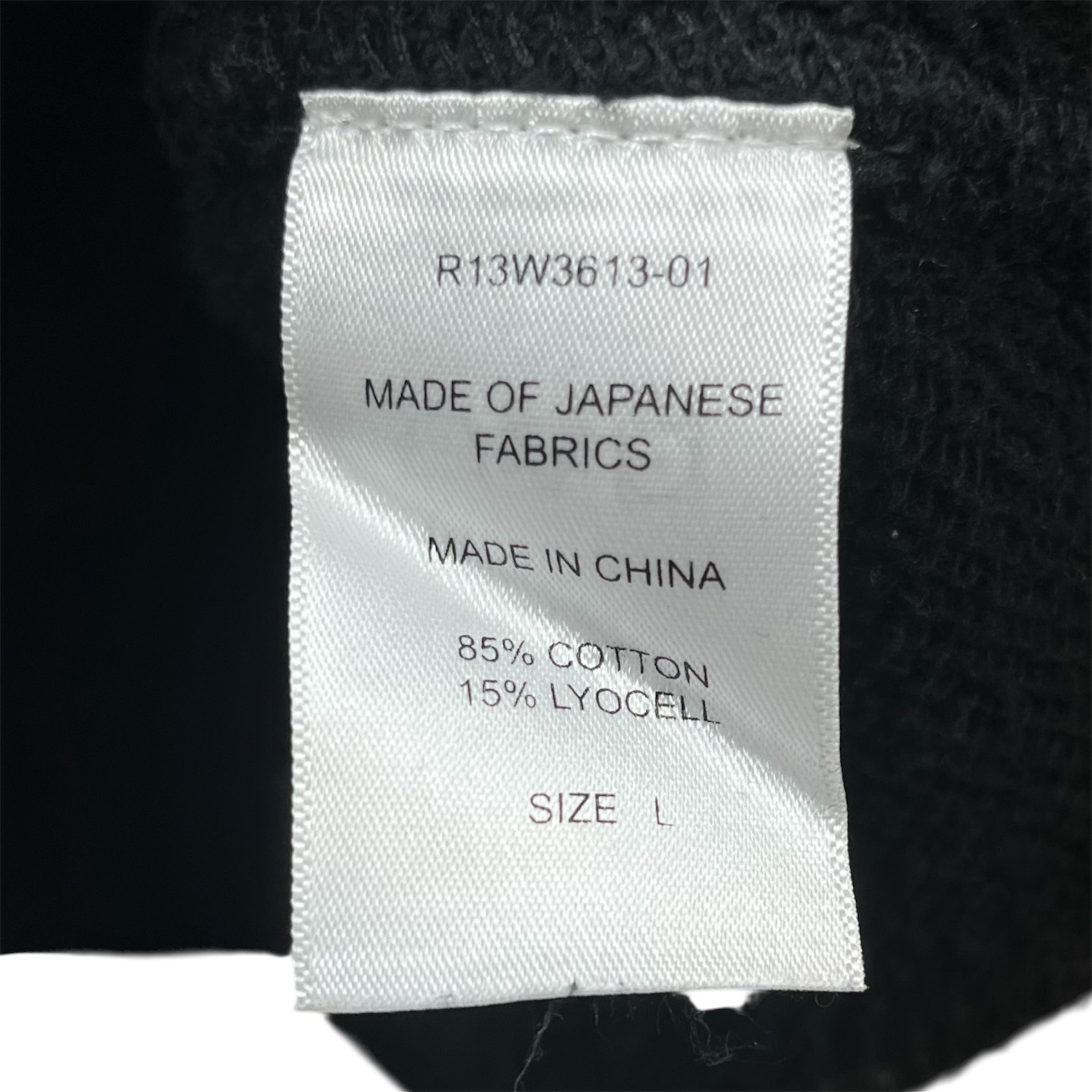 R13/Jacket/L/Cotton/BLK/rock graphic view 4