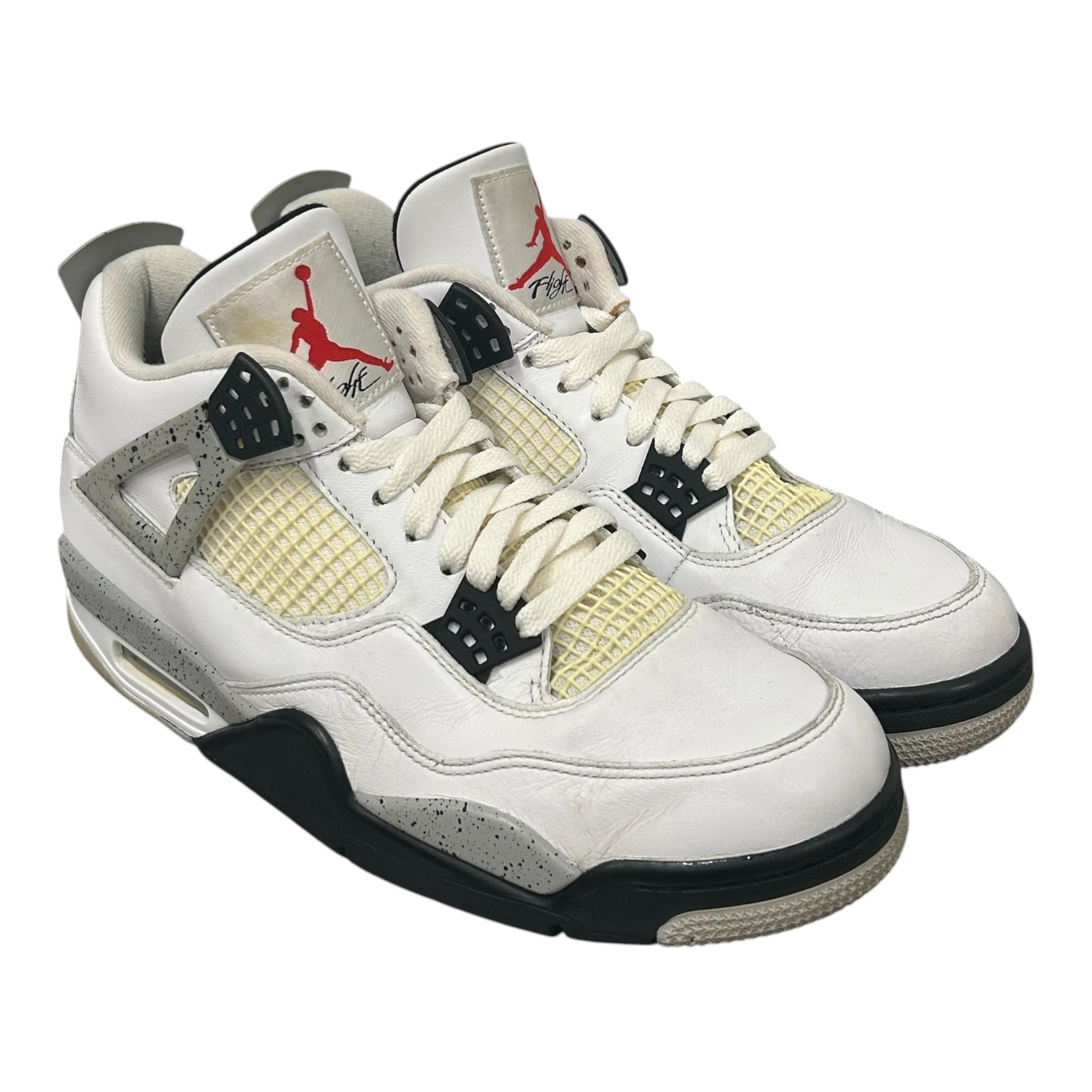 JORDAN BRAND/Hi-Sneakers/US 10/WHT/Jordan 4 Retro White Cement view 1
