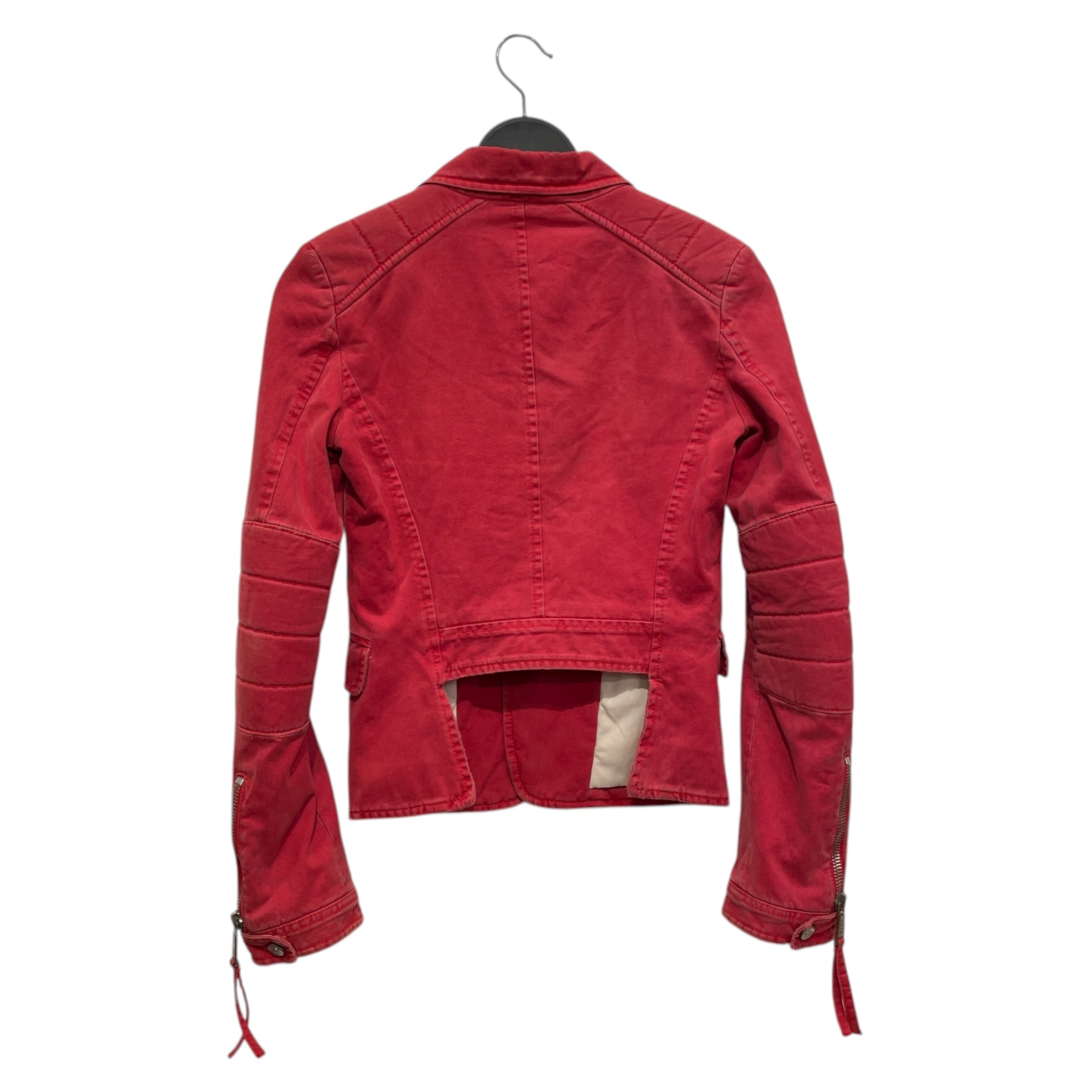 DSQUARED2/Tailored Jkt/40/Cotton/RED/BIKER/TAILORED JACKET view 2