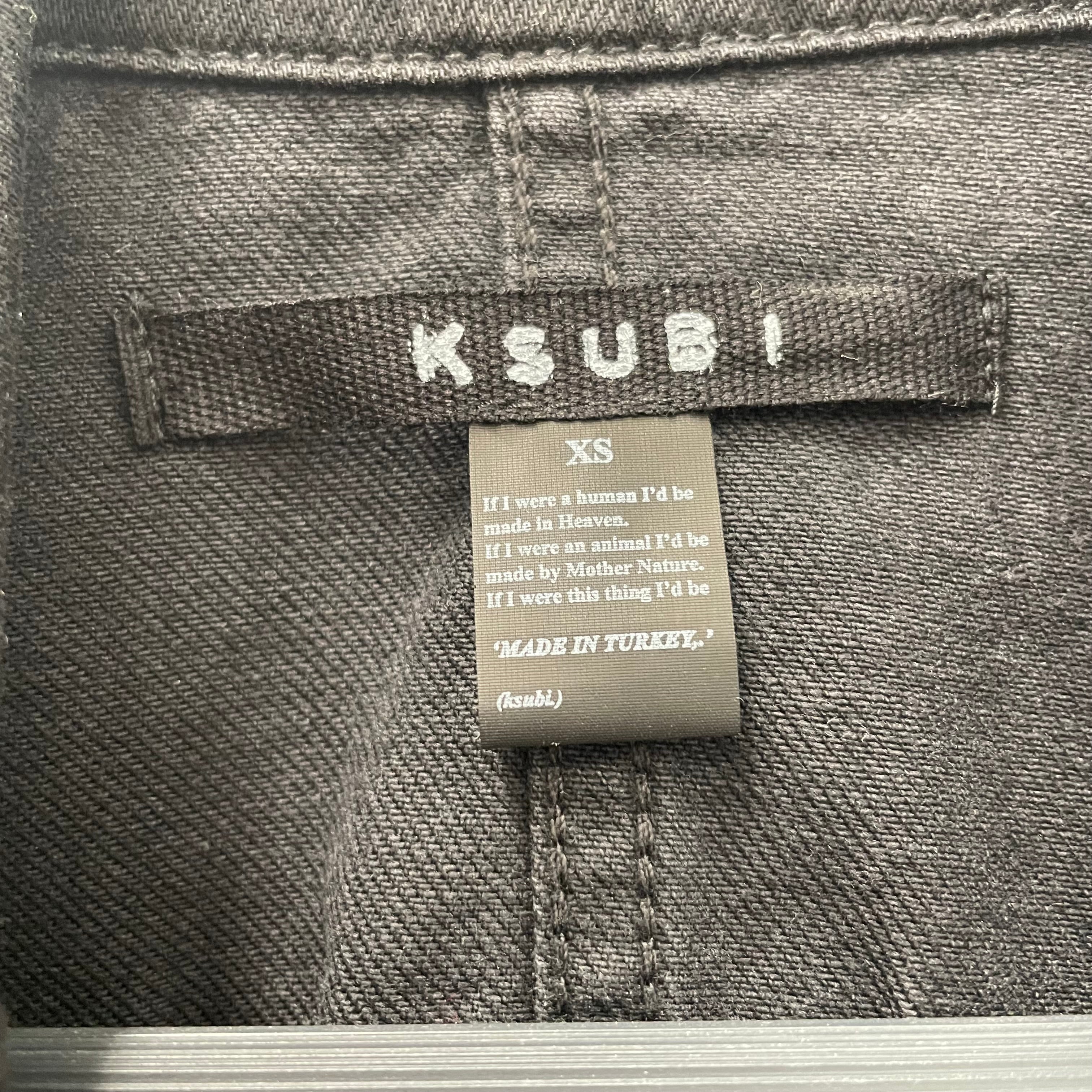 ksubi/Denim Jkt/XS/Denim/BLK/LONG DENIM JKT OPEN BACK view 3