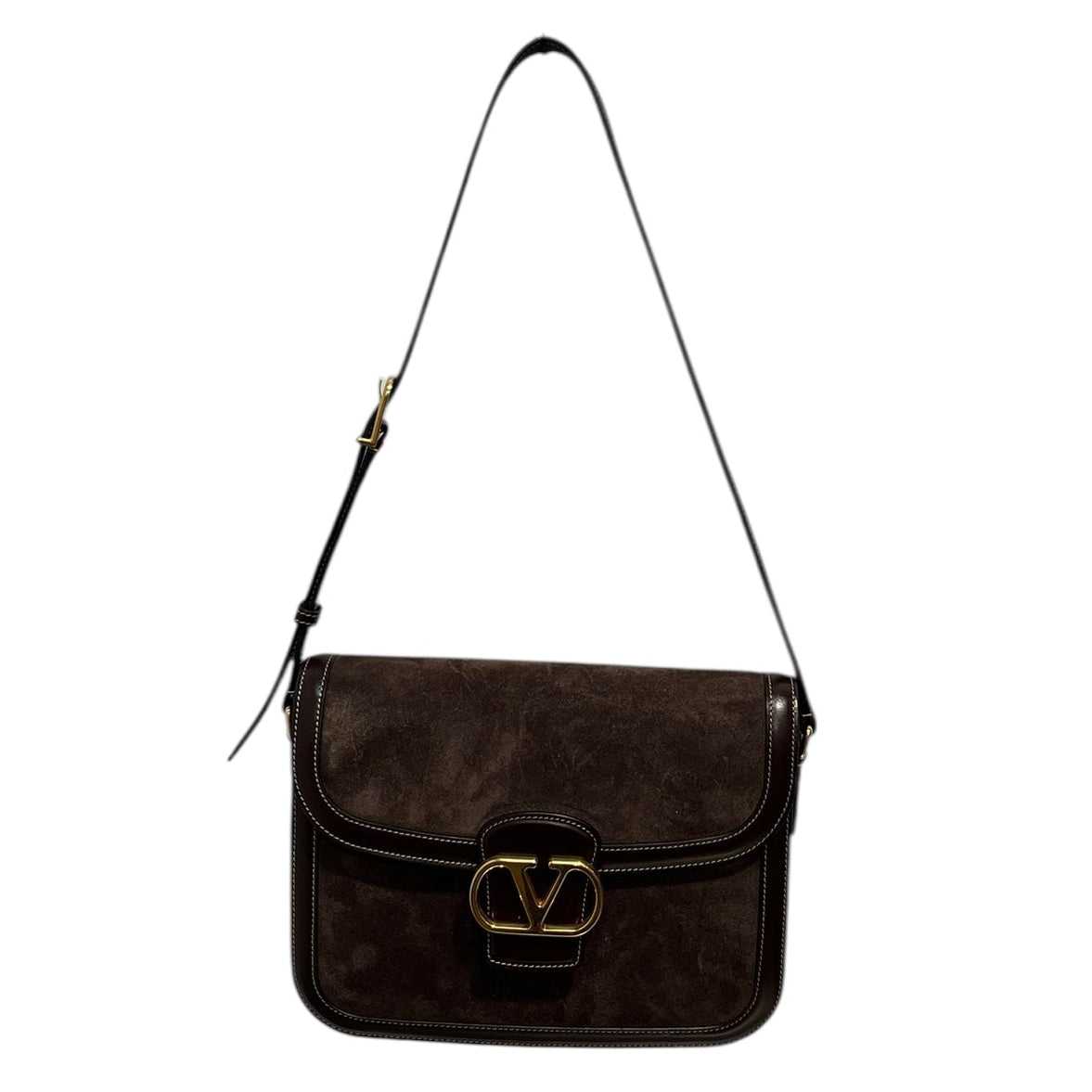 VALENTINO/Bag/Suede/BRW/SUEDE GARAVANI BAG view 1