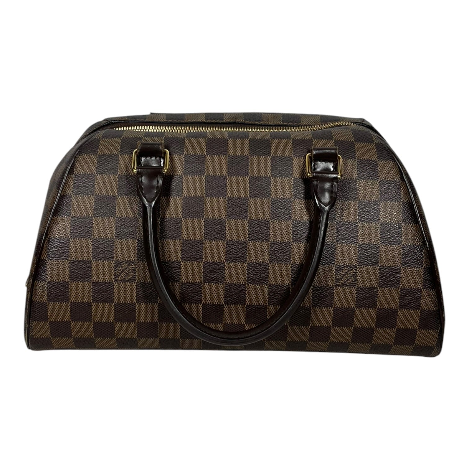 LOUIS VUITTON/Hand Bag/All Over Print/Leather/BRW/Damier Ebene Ribera view 1
