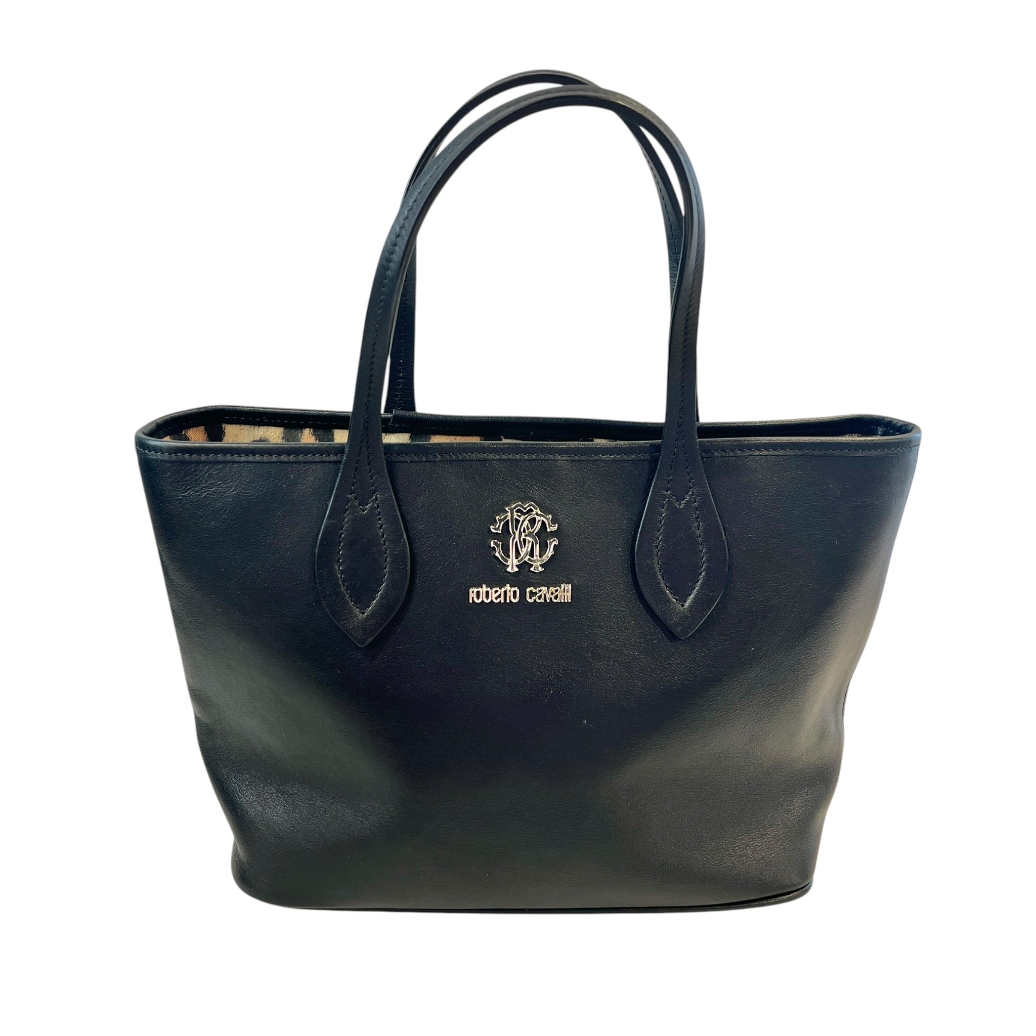 roberto cavalli/Tote Bag/Leather/BLK/BOX TOTE view 1