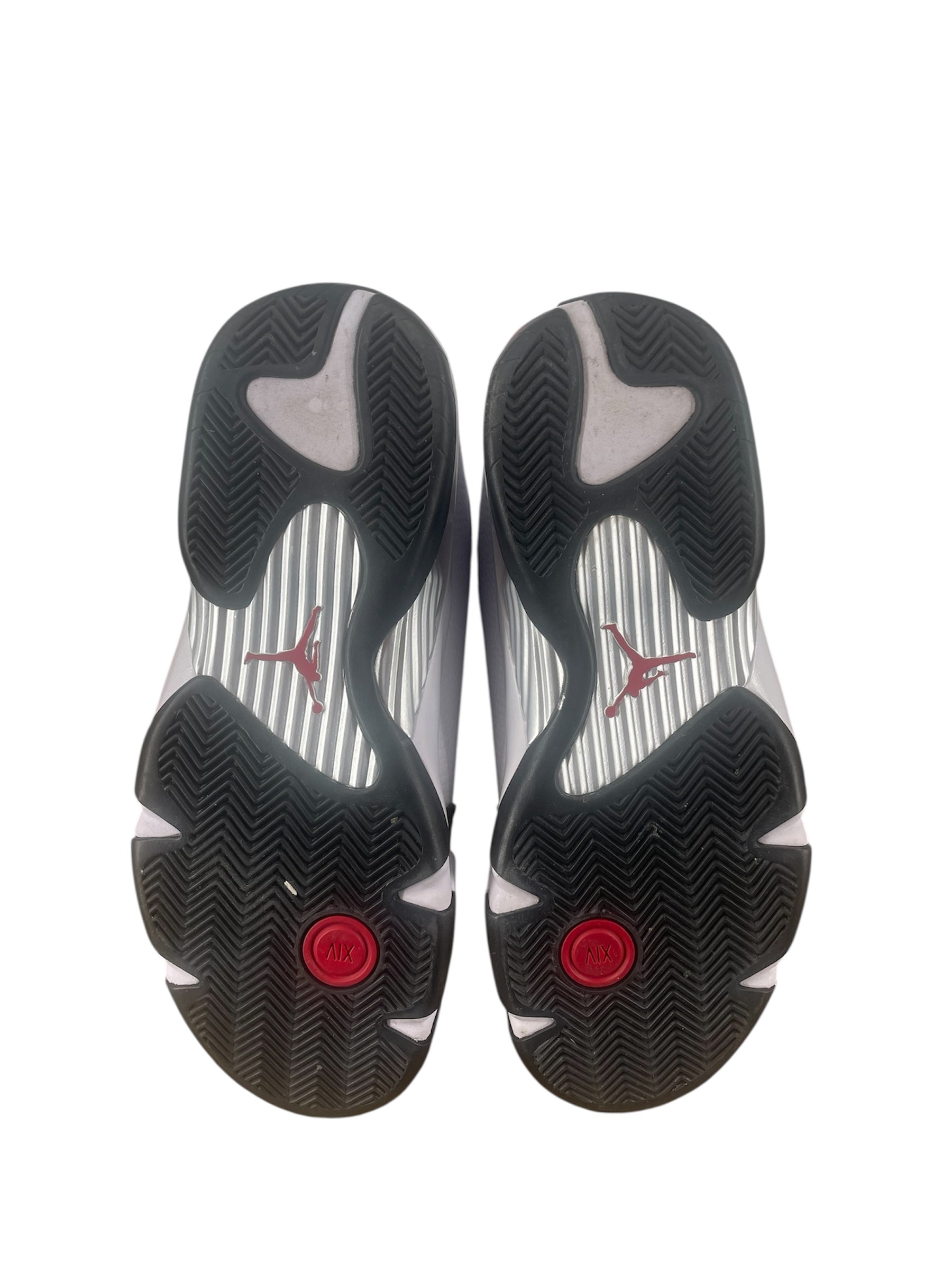 NIKE/Hi-Sneakers/US 9.5/WHT/JORDAN 14 BLACK TOE SZ9.5 view 4