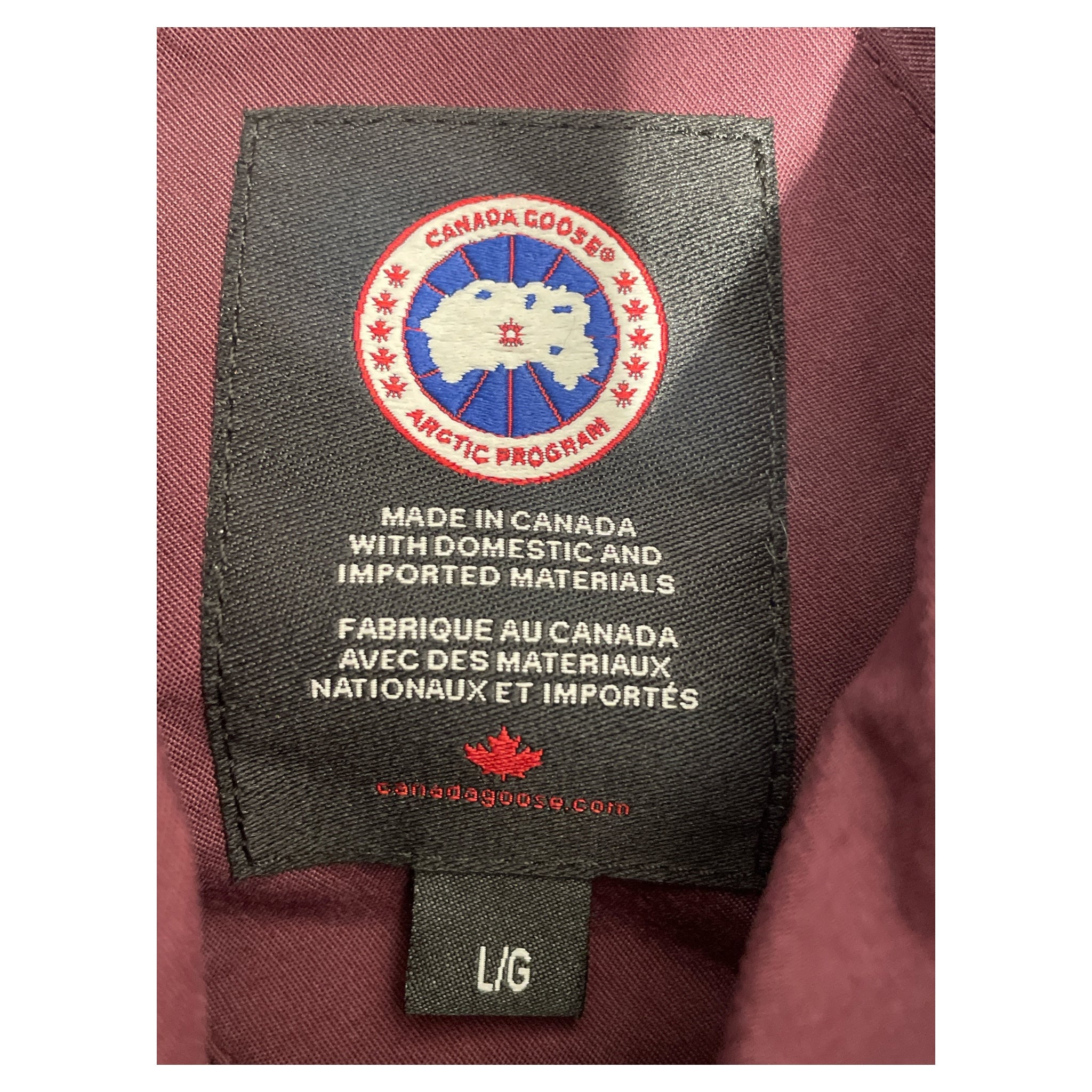 CANADA GOOSE/Jacket/L/BRD/Purple Button Up Jacket view 4