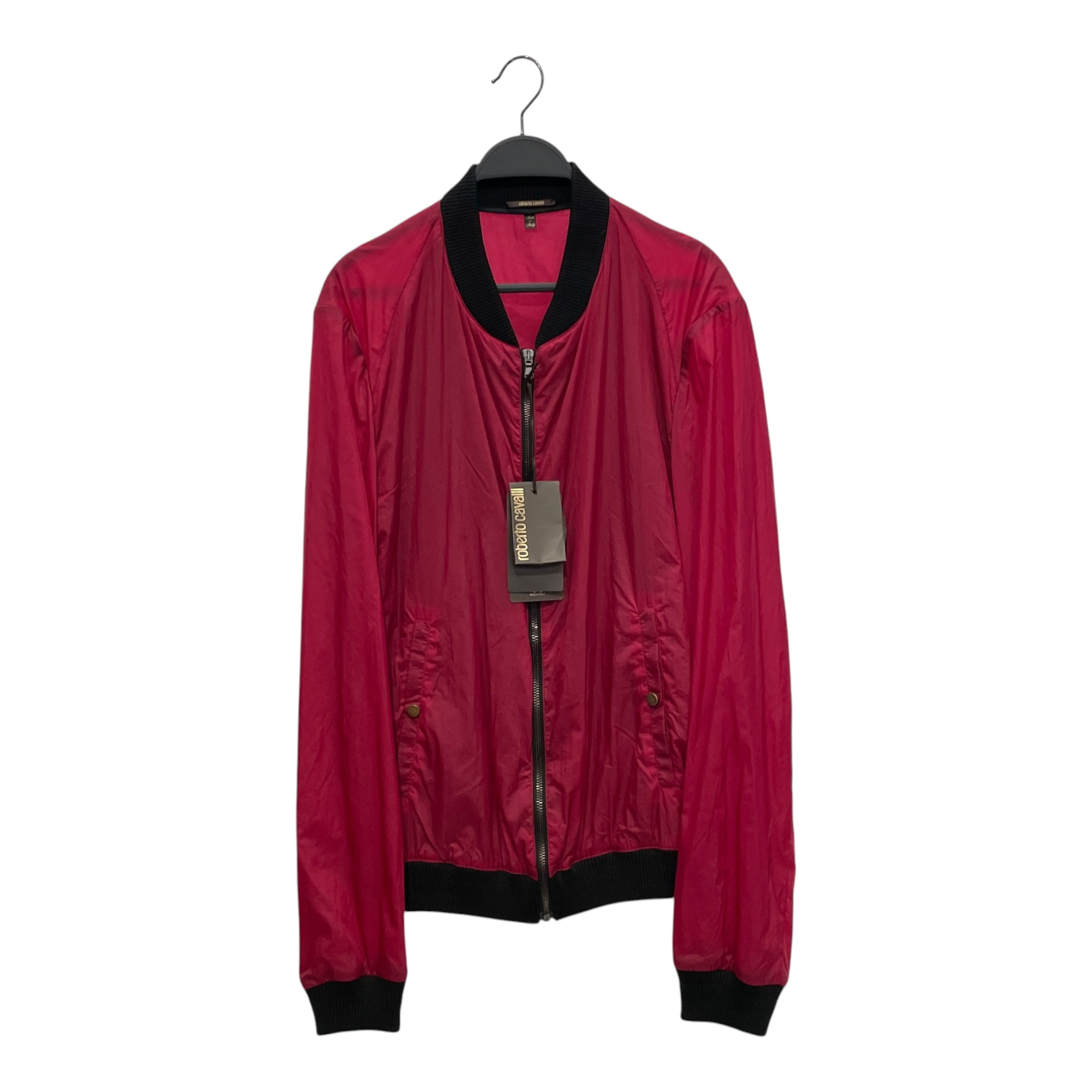 roberto cavalli/Jacket/50/Nylon/RED/BLACK COLLAR view 1