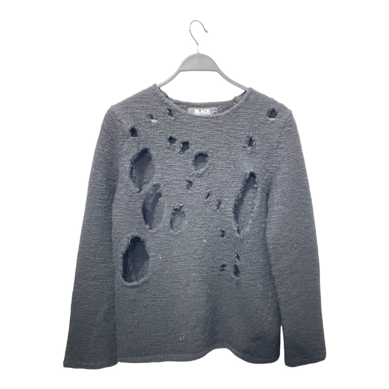 BLACK COMME des GARCONS/Heavy Sweater/M/Wool/BLK/